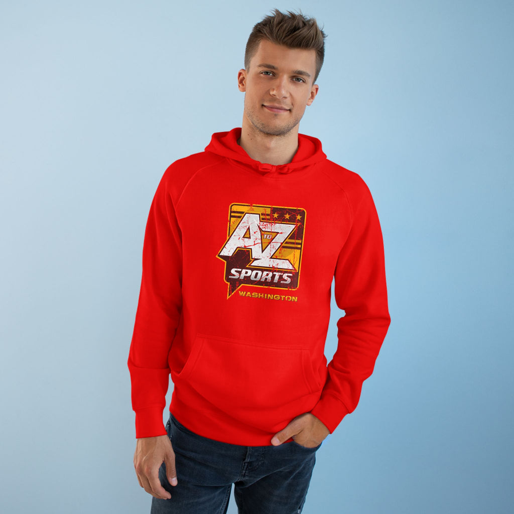 A to Z Sports Commanders Distressed Hoodie