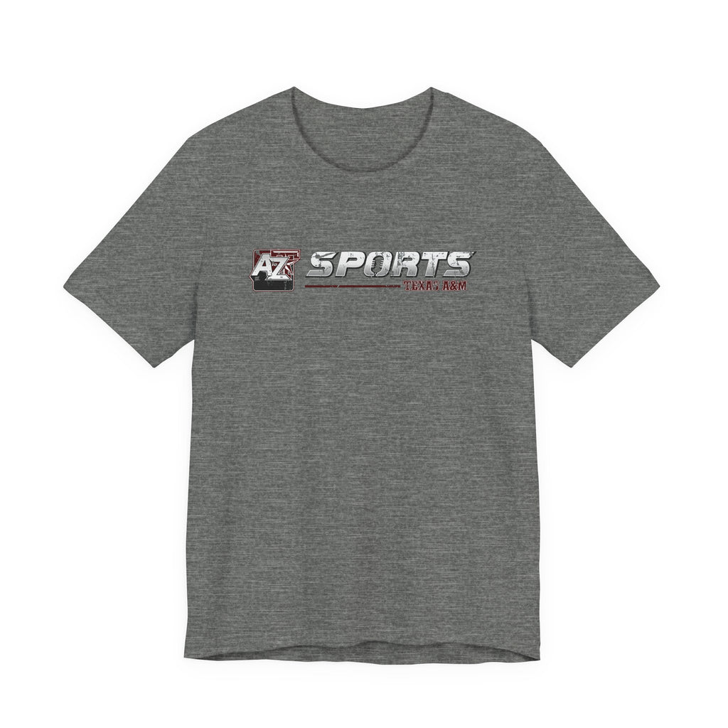 A to Z Sports Texas A&M Distressed Horizontal T-Shirt