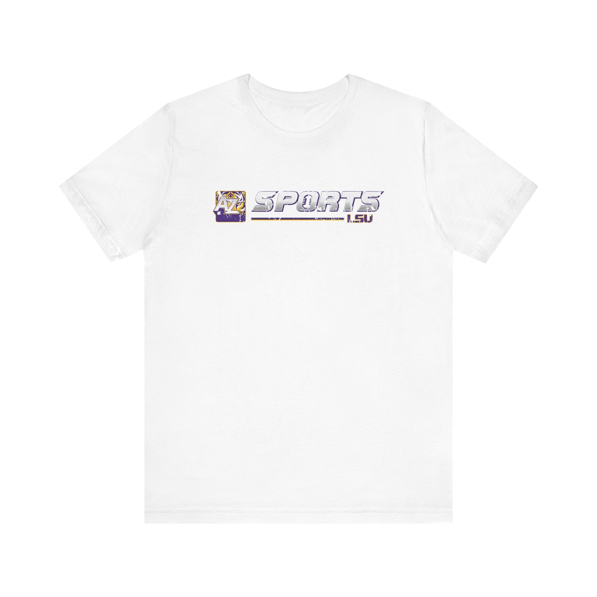 A to Z Sports LSU Distressed Horizontal T-Shirt
