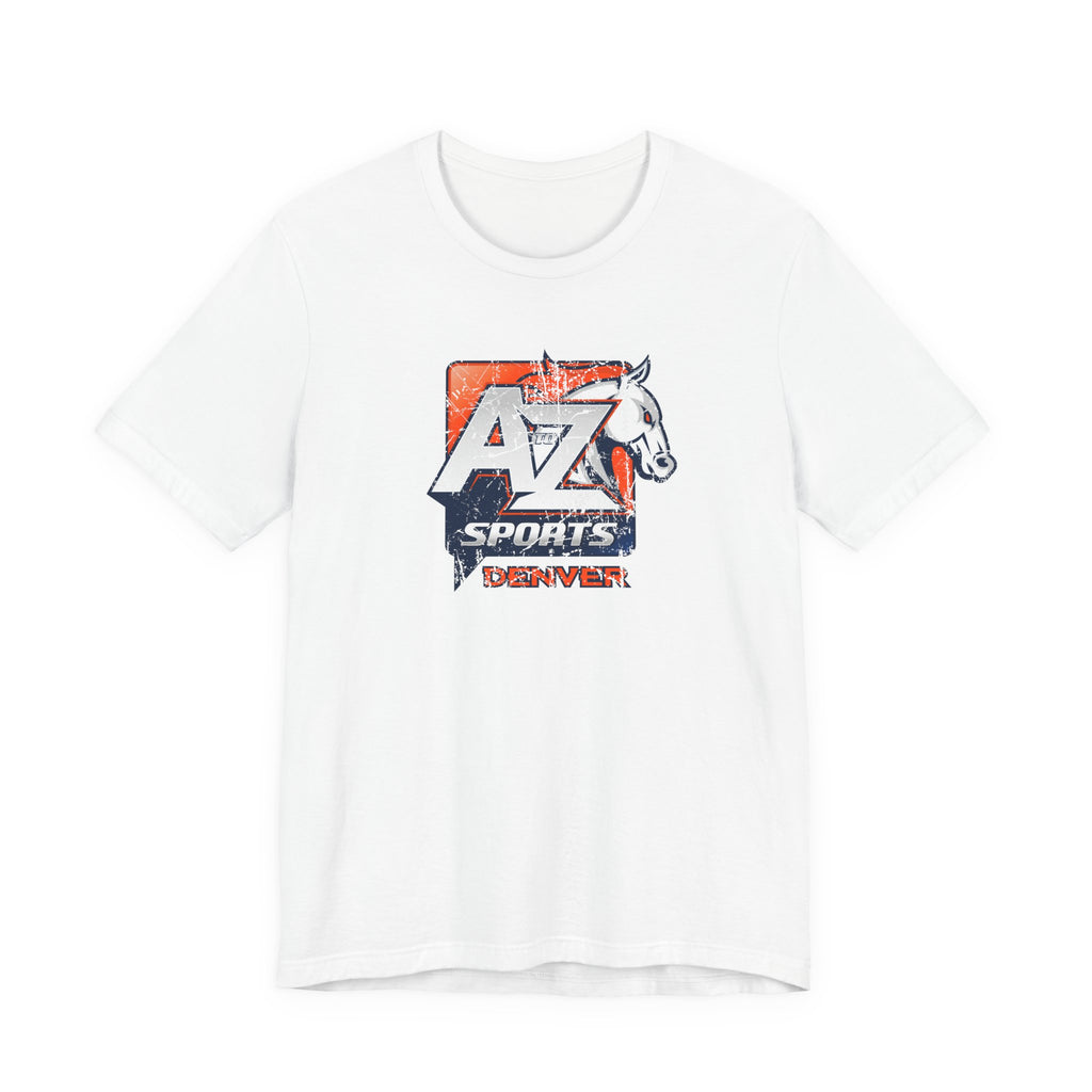 A to Z Sports Broncos Distressed T-Shirt