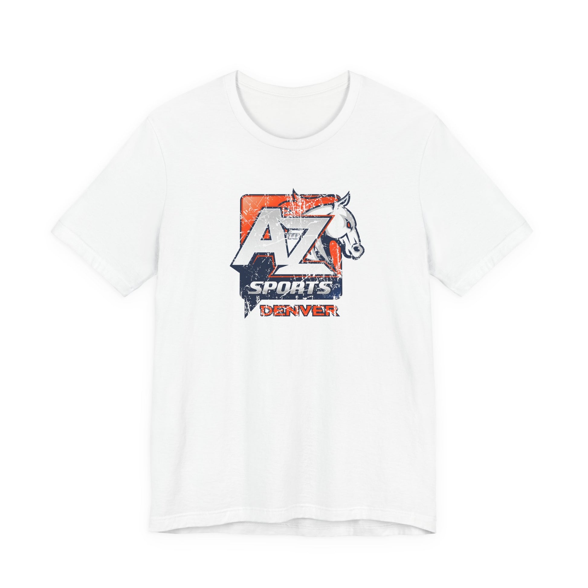 A to Z Sports Broncos Distressed T-Shirt