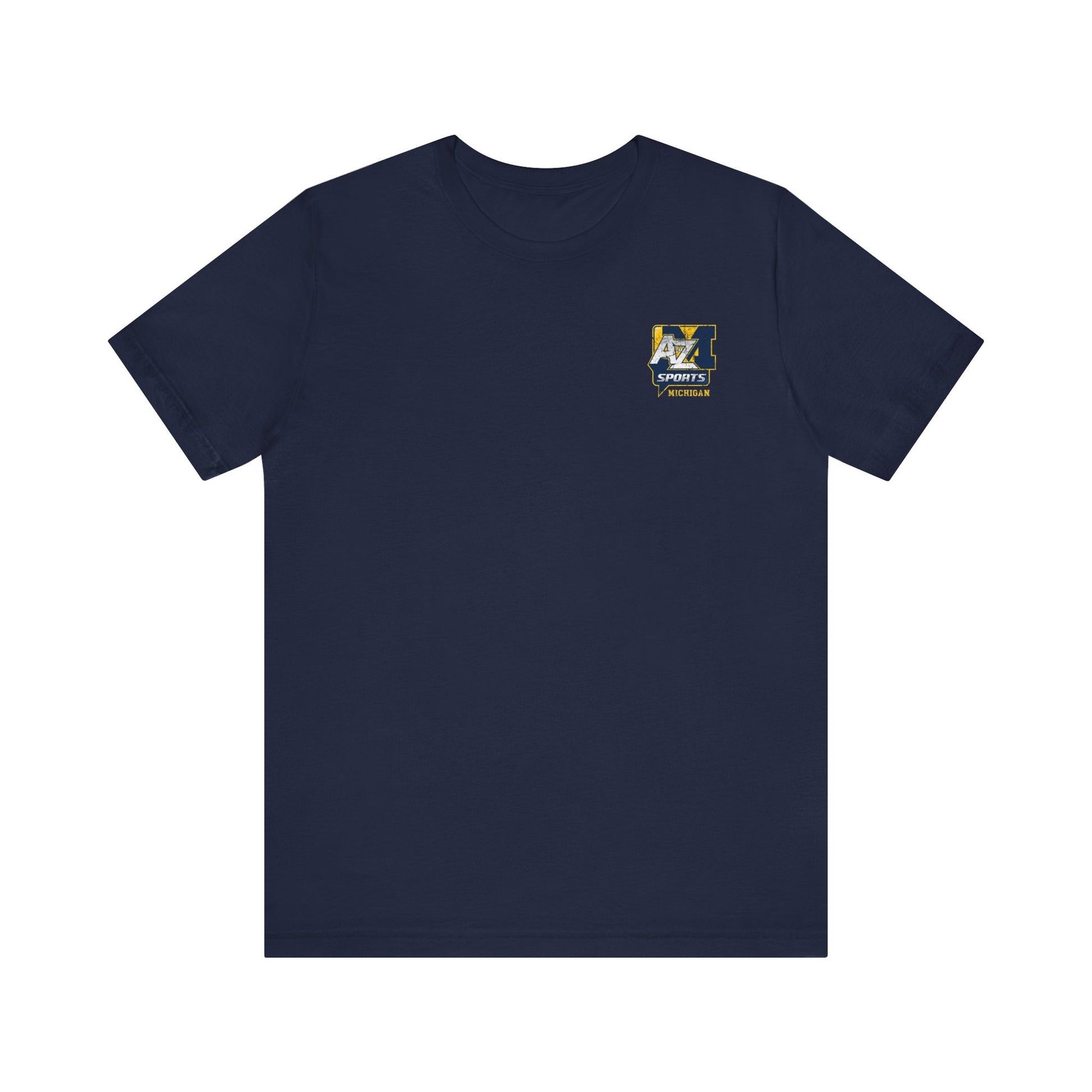 A to Z Sports Michigan Distressed Pocket T-Shirt