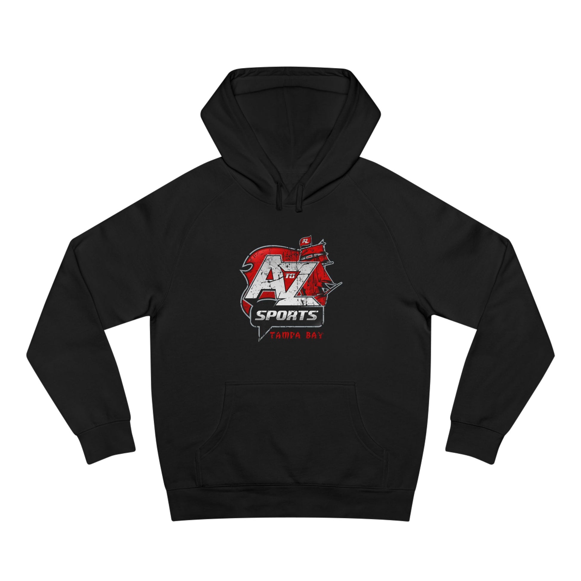 A to Z Sports Buccaneers Distressed Hoodie
