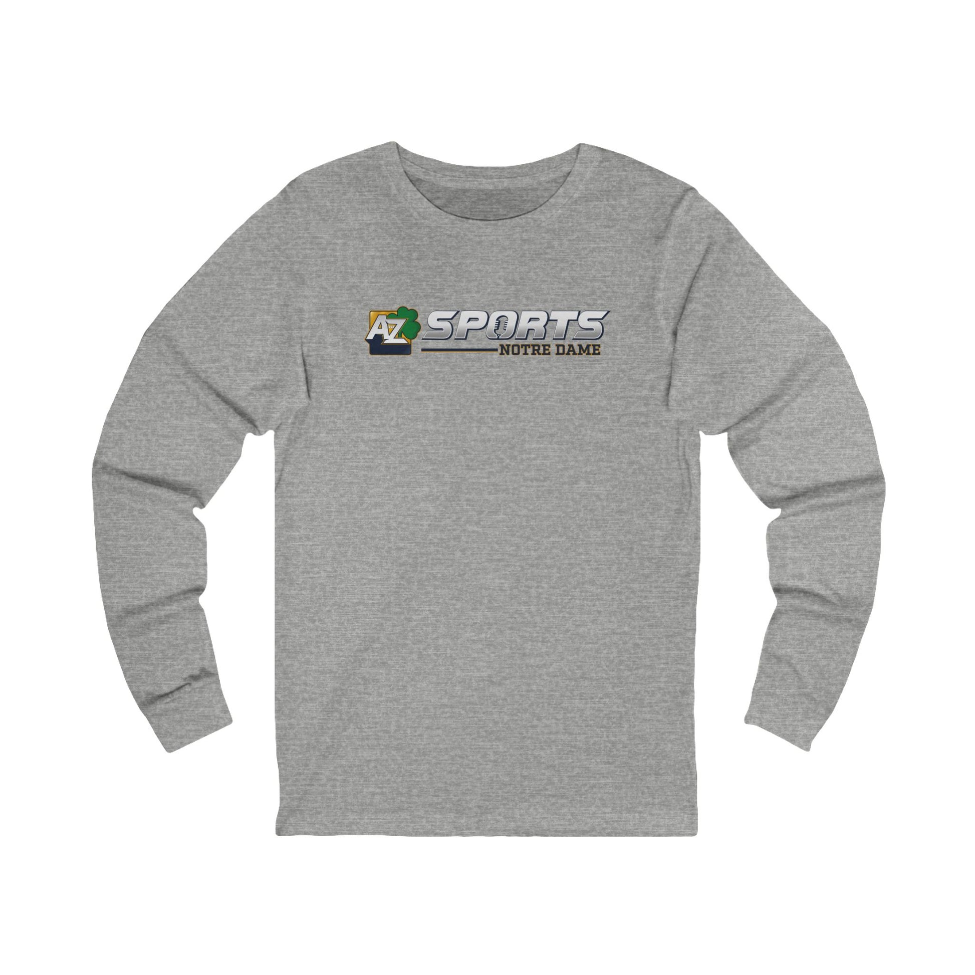 A to Z Sports Notre Dame Long Sleeve Tee