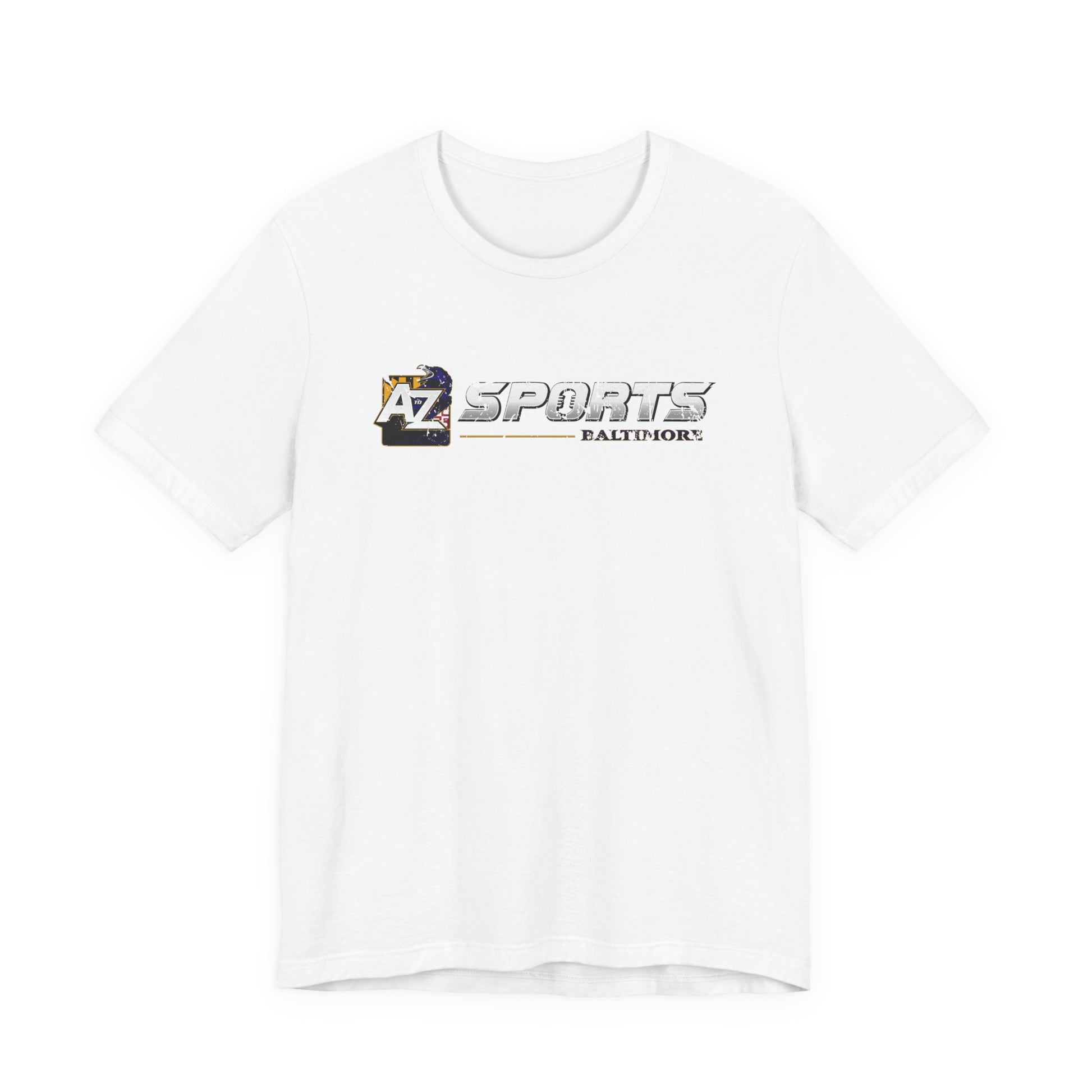 A to Z Sports Ravens Distressed Horizontal T-Shirt