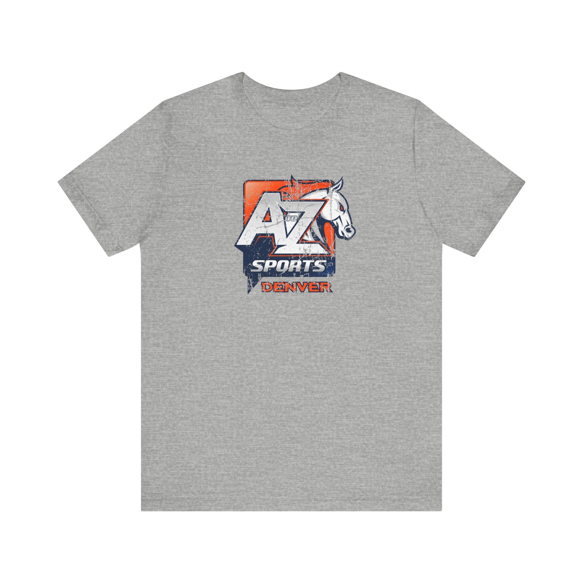 A to Z Sports Broncos Distressed T-Shirt