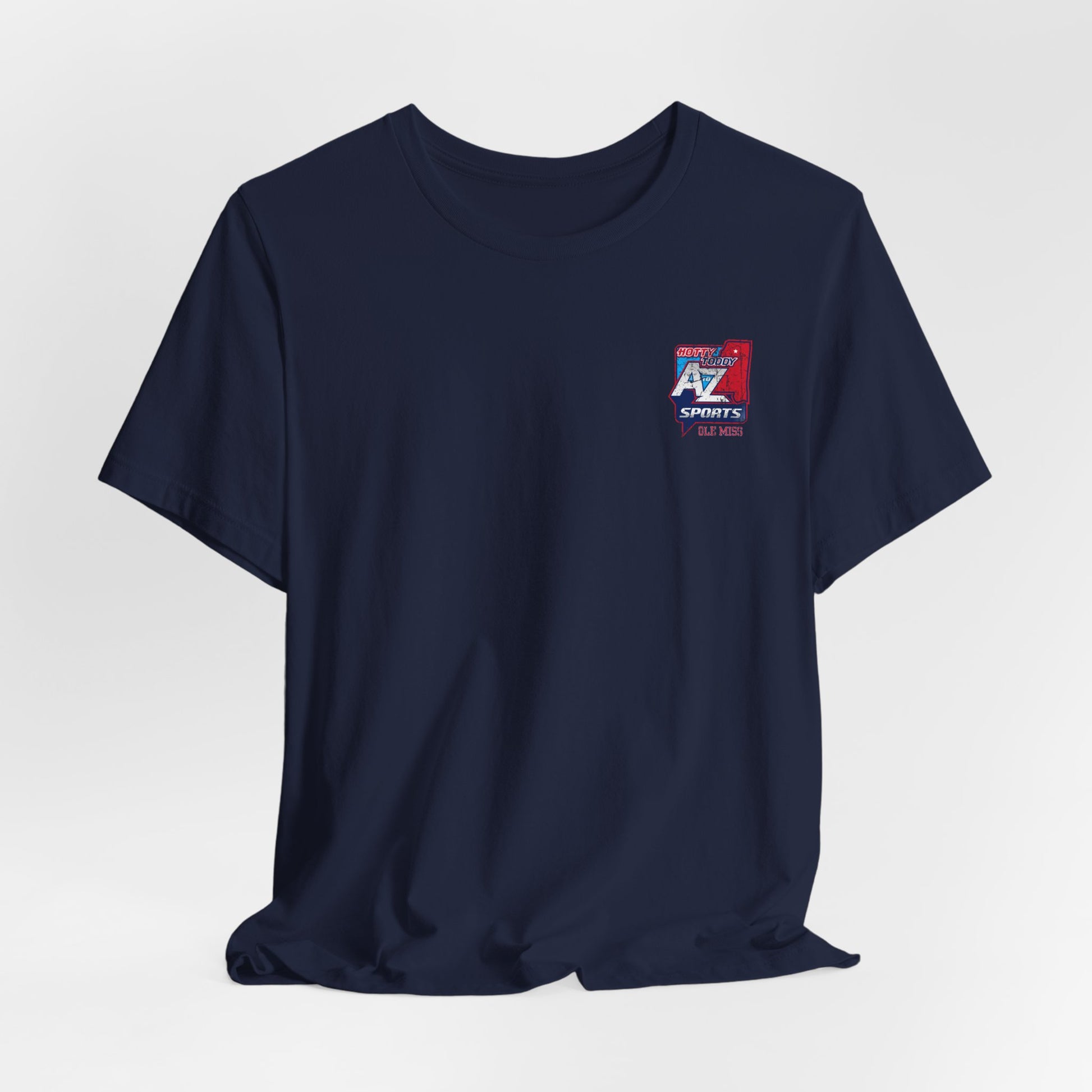 A to Z Sports Ole Miss Distressed Pocket T-Shirt