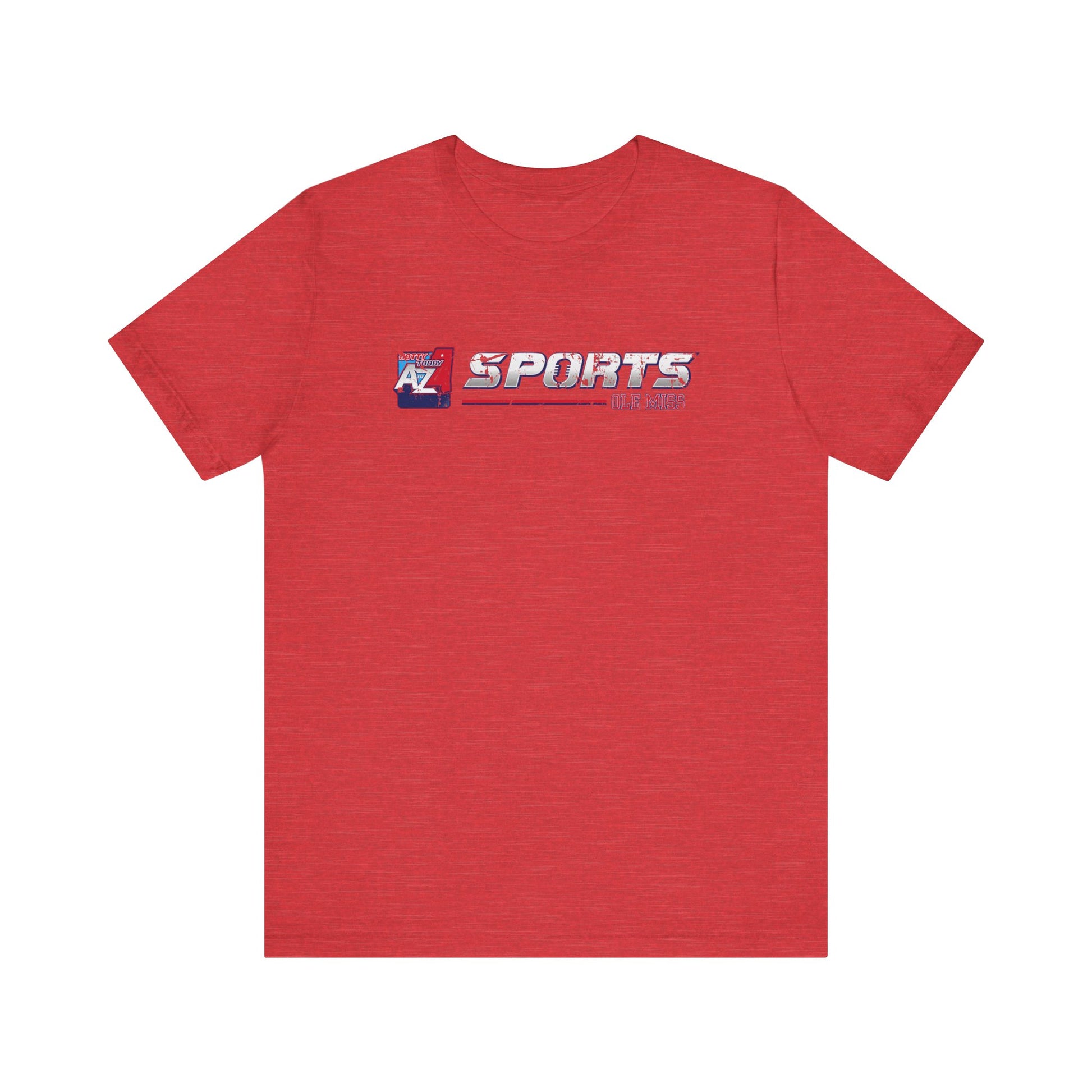 A to Z Sports Ole Miss Horizontal Distressed T-Shirt