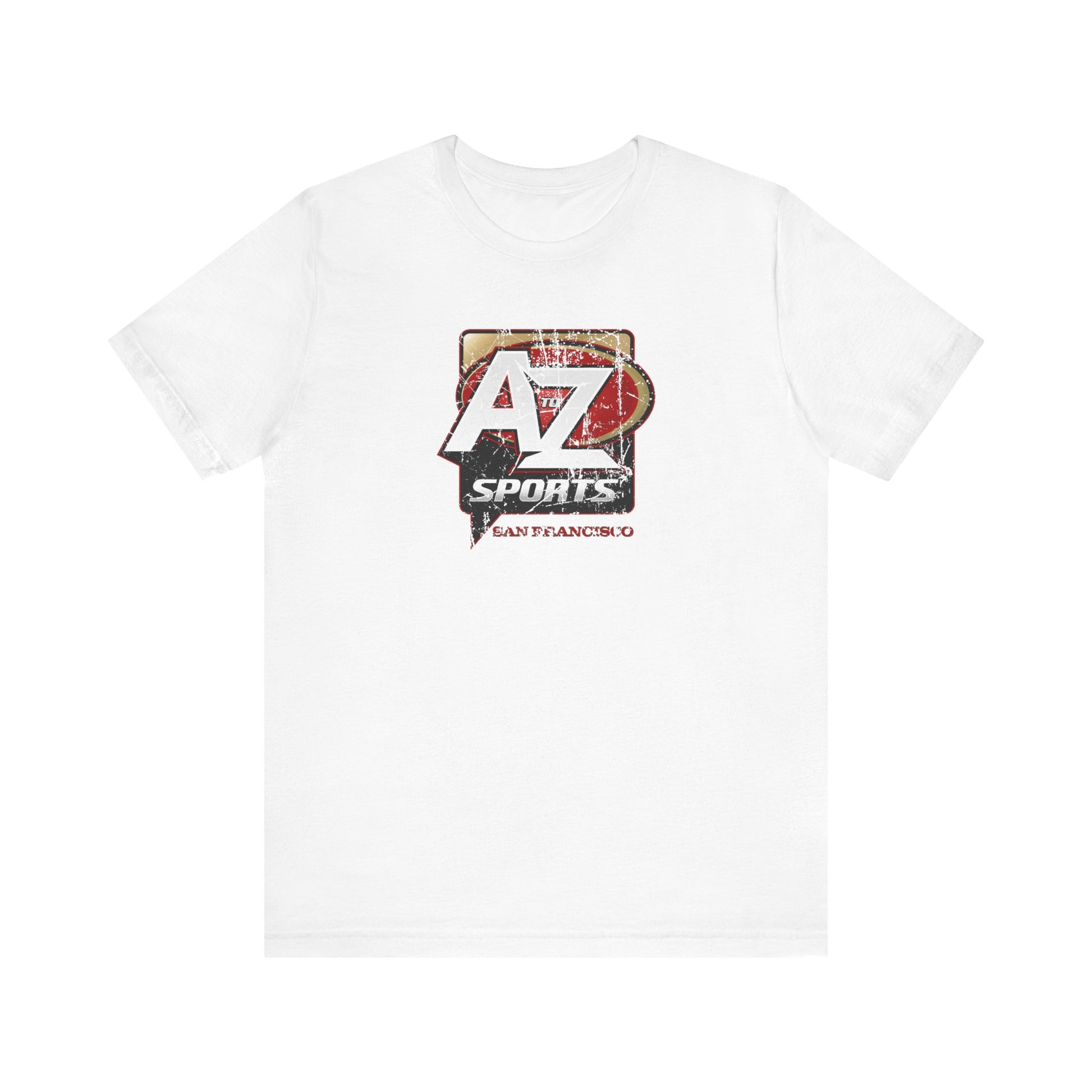 A to Z Sports 49ers Distressed T-Shirt