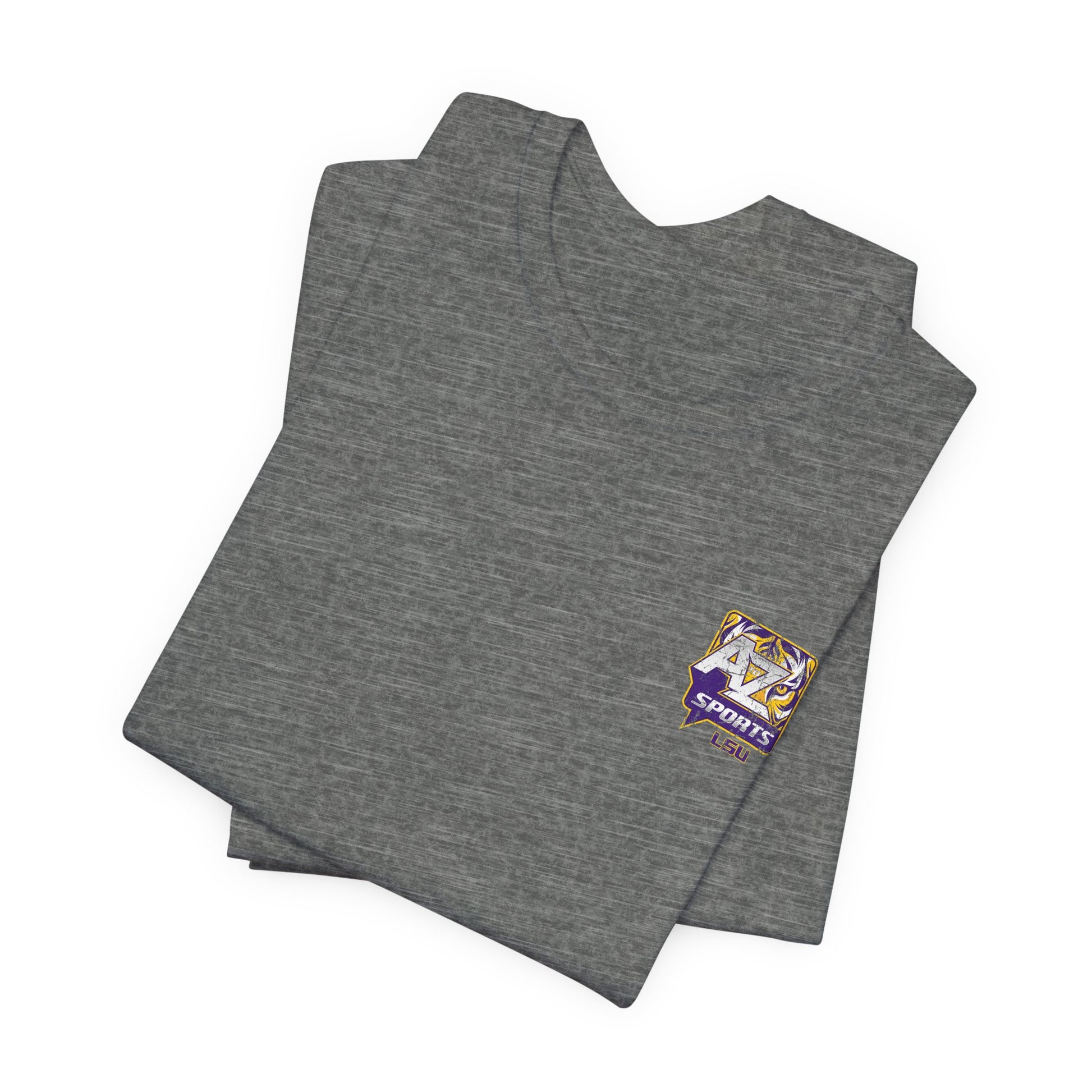 A to Z Sports LSU Distressed Pocket T-Shirt
