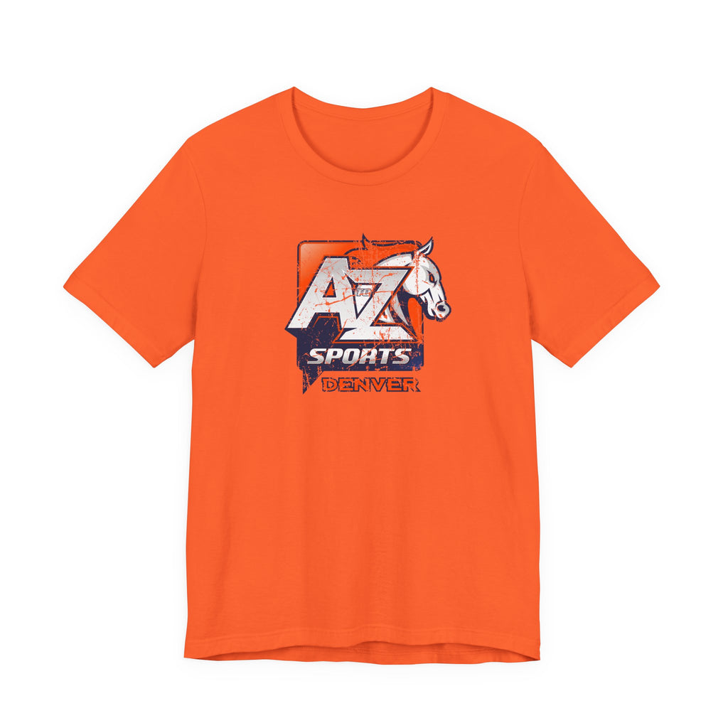 A to Z Sports Broncos Distressed T-Shirt