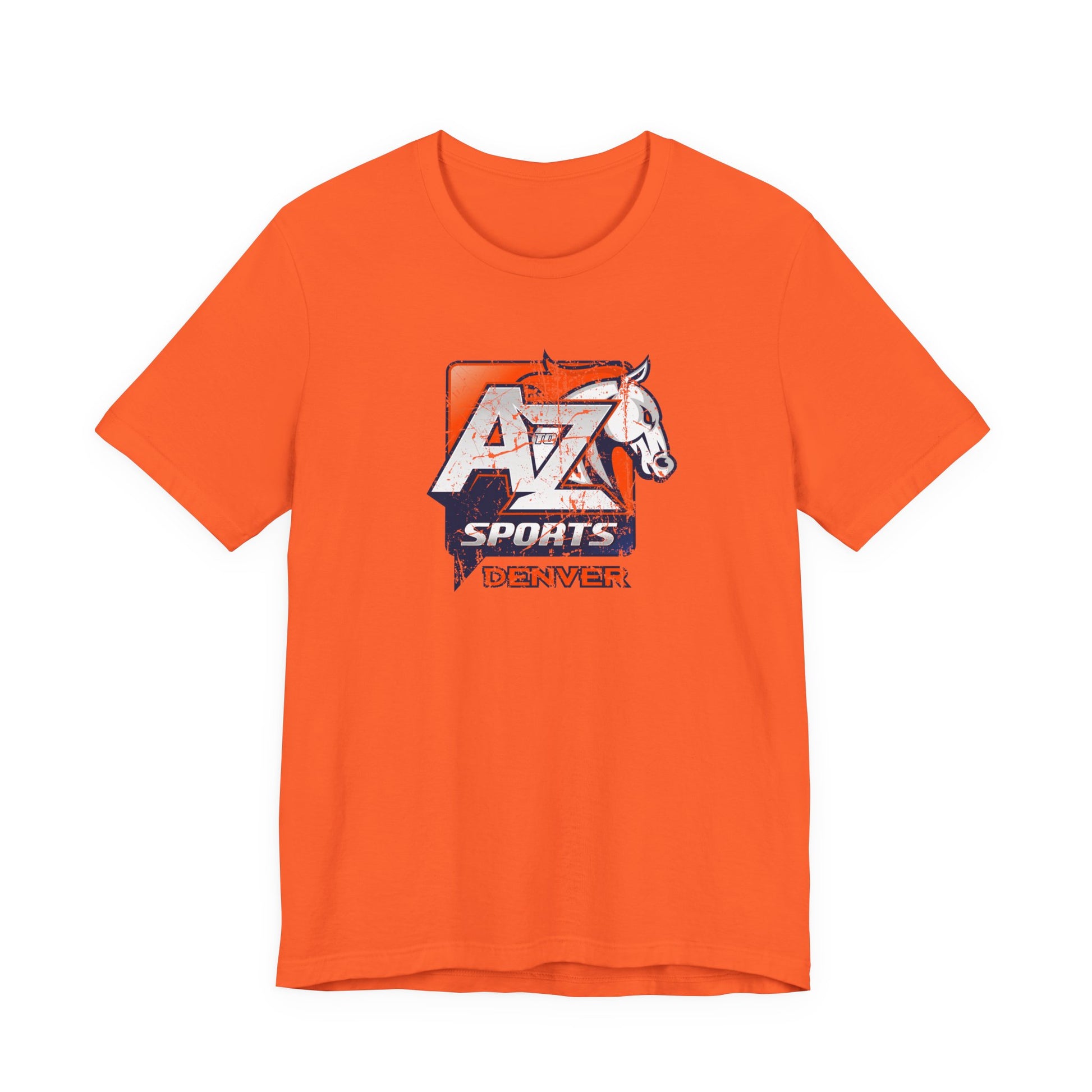 A to Z Sports Broncos Distressed T-Shirt
