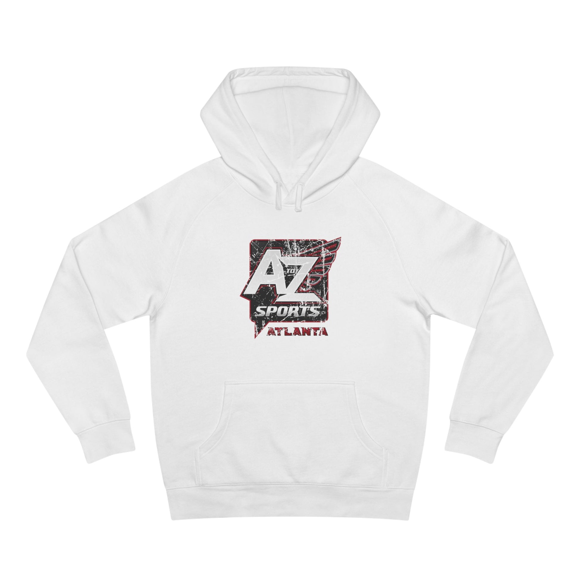 A to Z Sports Falcons Distressed Hoodie