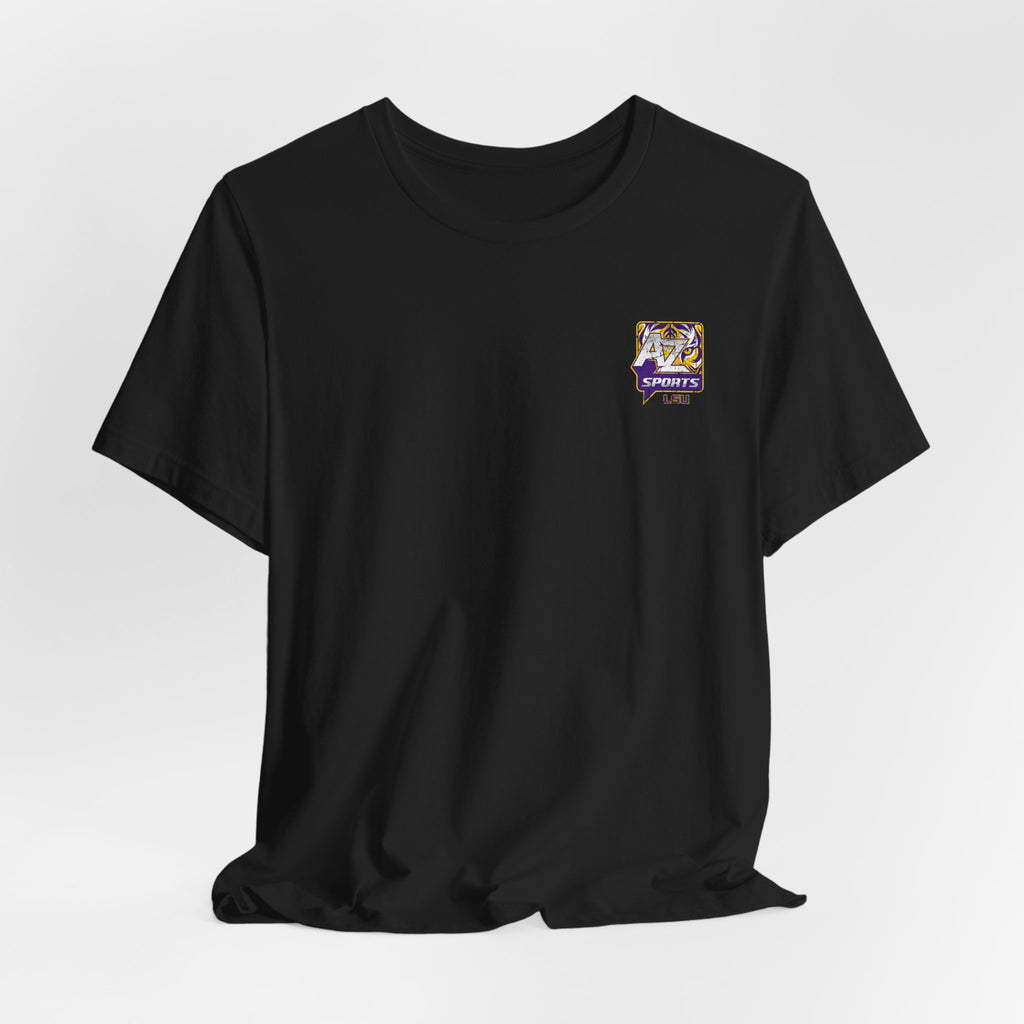 A to Z Sports LSU Distressed Pocket T-Shirt