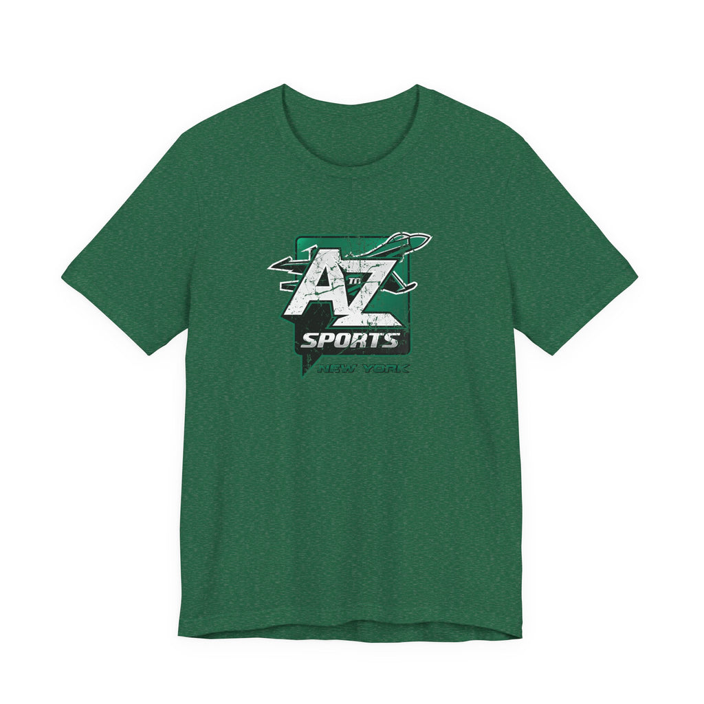 A to Z Sports Jets Distressed T-Shirt