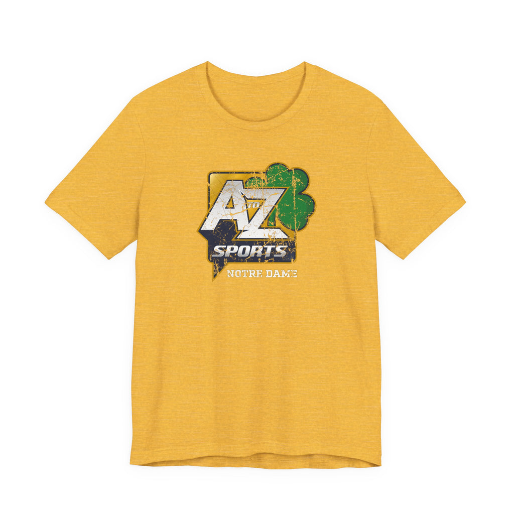 A to Z Sports Notre Dame Distressed T-Shirt