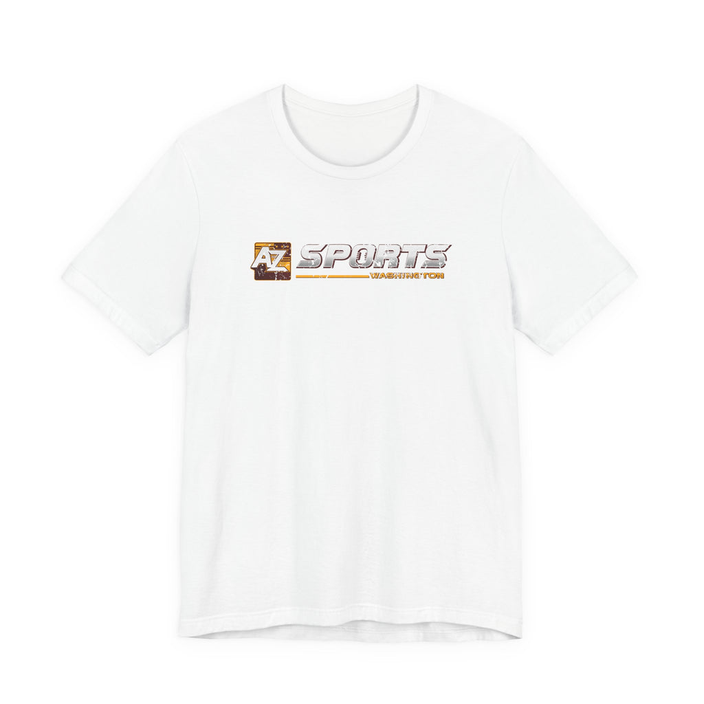 A to Z Sports Commanders Horizontal Distressed T-Shirt