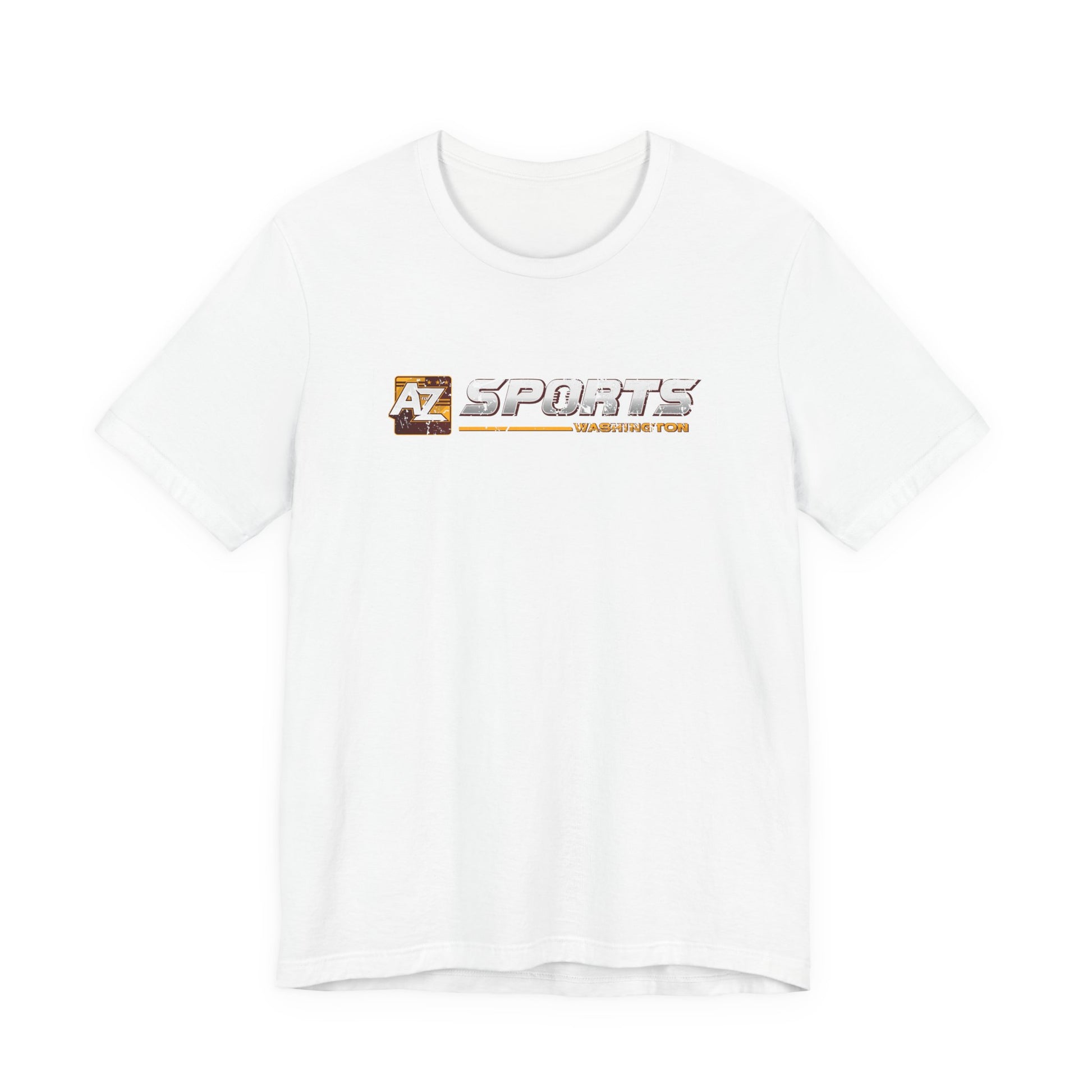A to Z Sports Commanders Horizontal Distressed T-Shirt