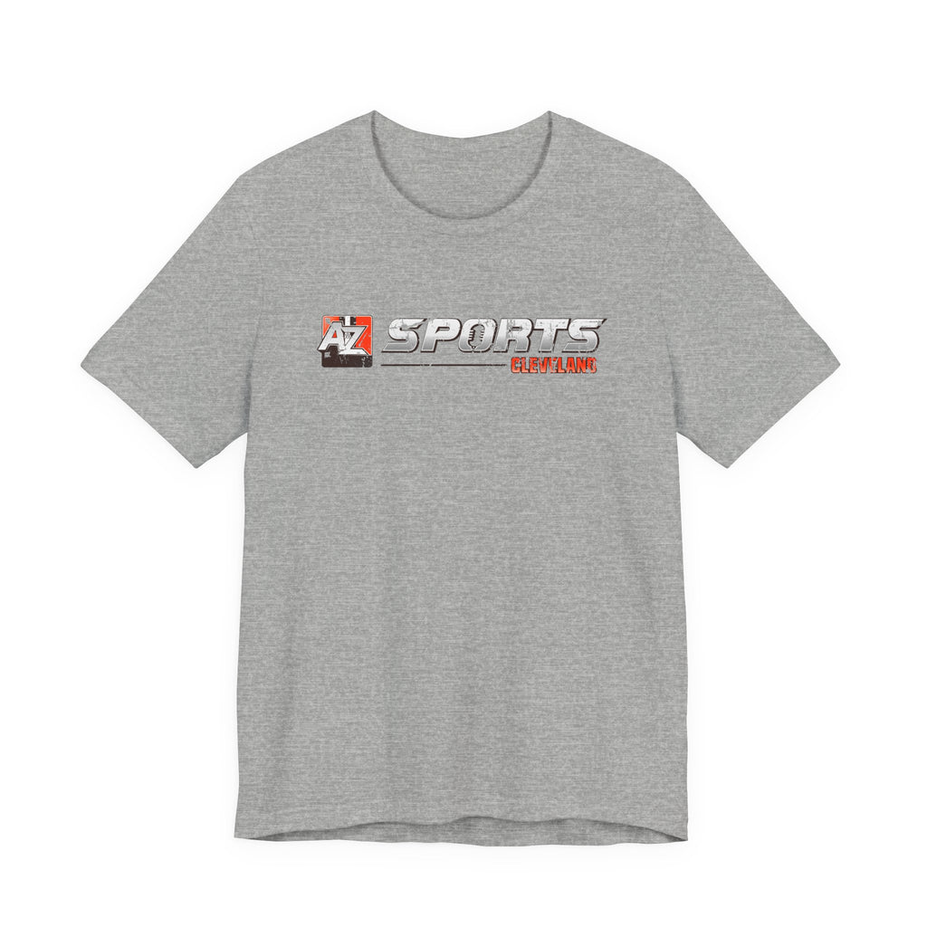 A to Z Sports Browns Distressed Horizontal T-Shirt