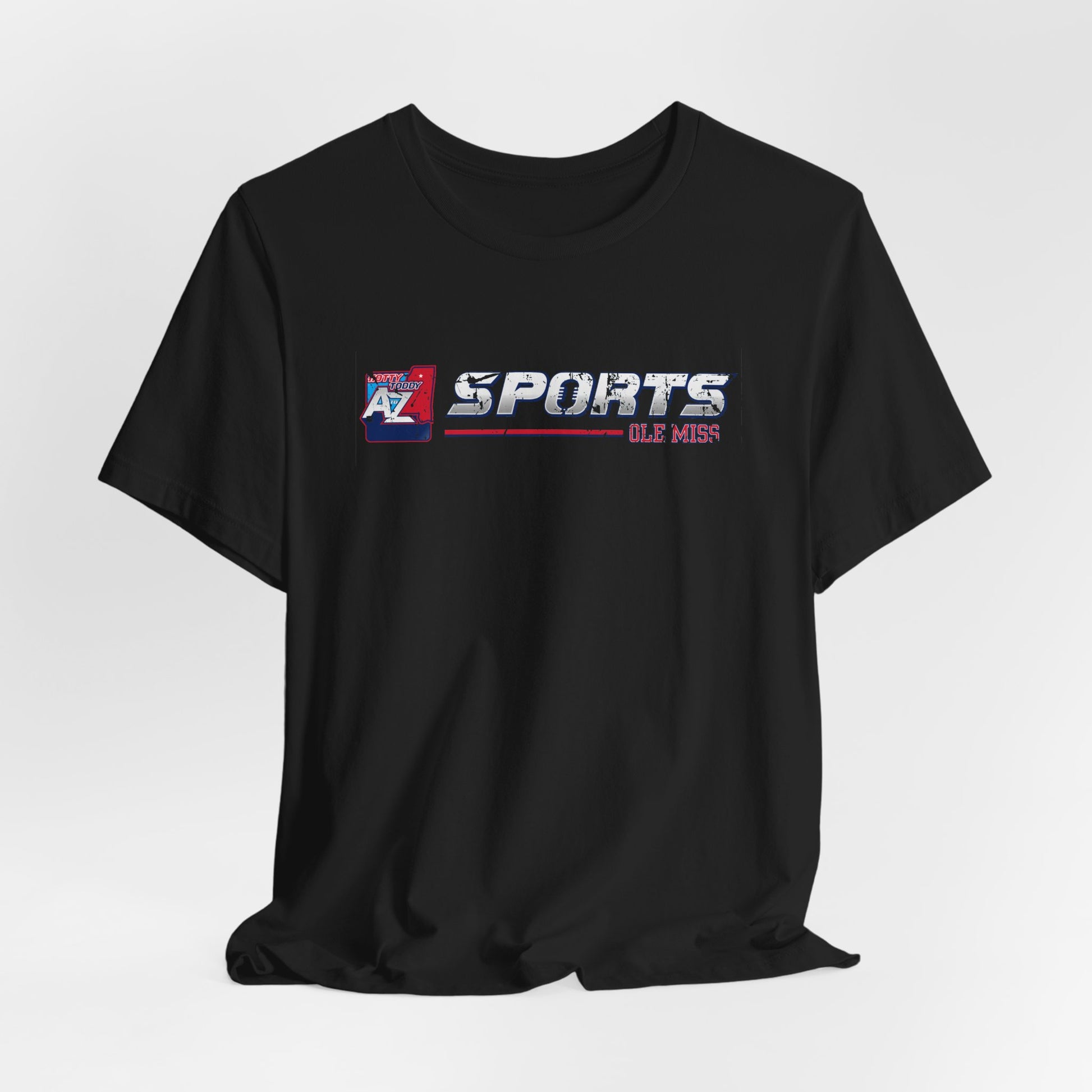 A to Z Sports Ole Miss Horizontal Distressed T-Shirt
