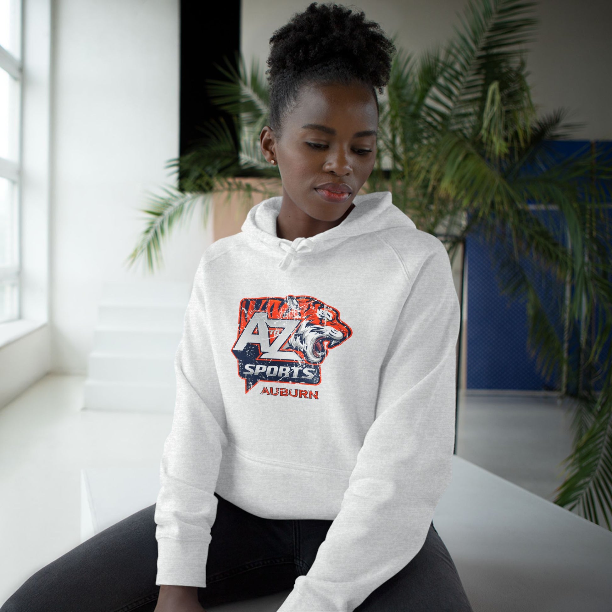 A to Z Sports Auburn Distressed Hoodie