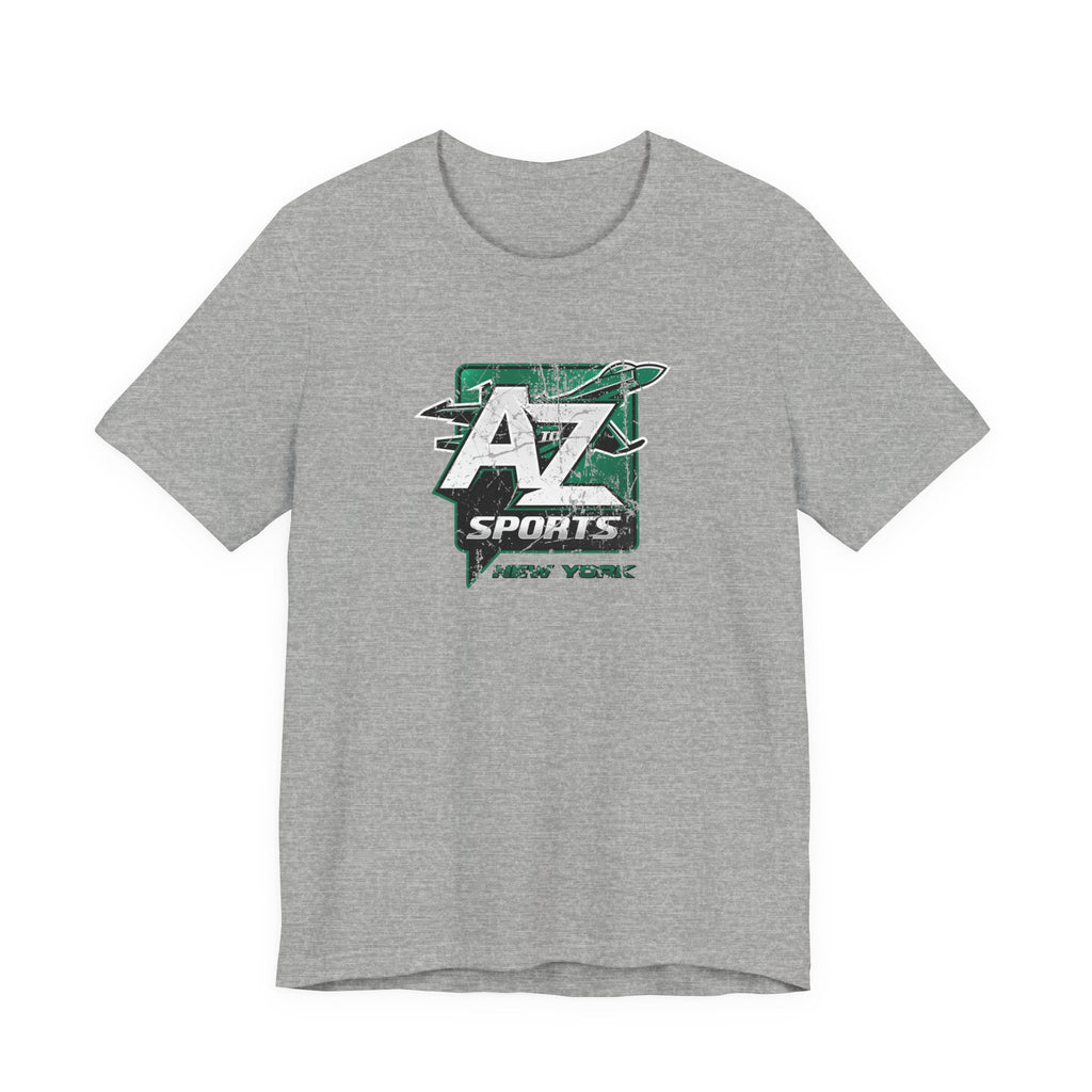 A to Z Sports Jets Distressed T-Shirt
