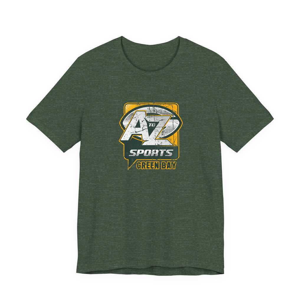 A to Z Sports Packers Distressed T-Shirt