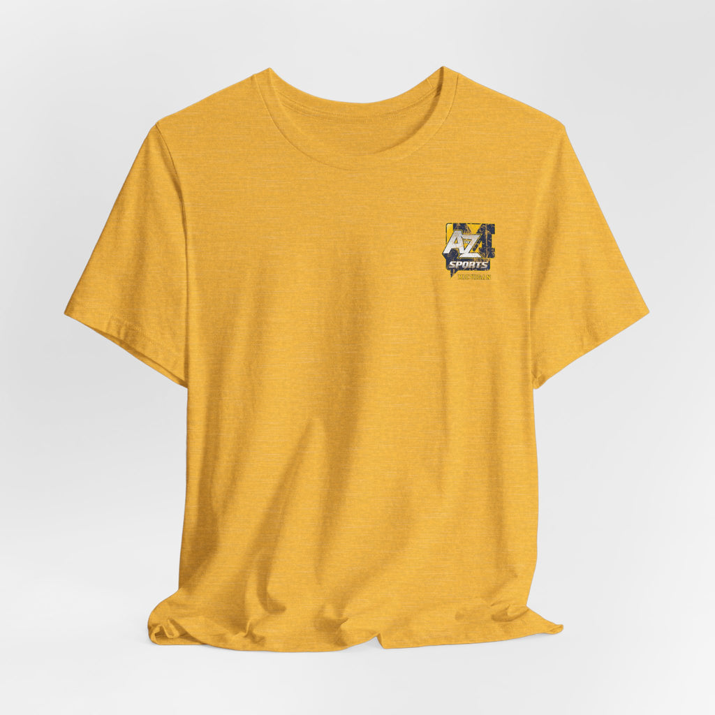 A to Z Sports Michigan Distressed Pocket T-Shirt