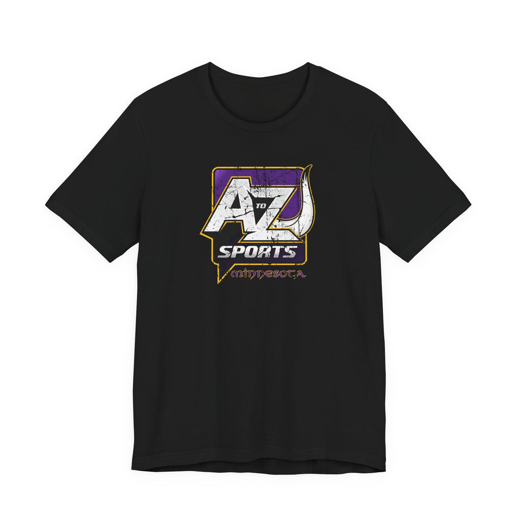 A to Z Sports Vikings Distressed T-Shirt