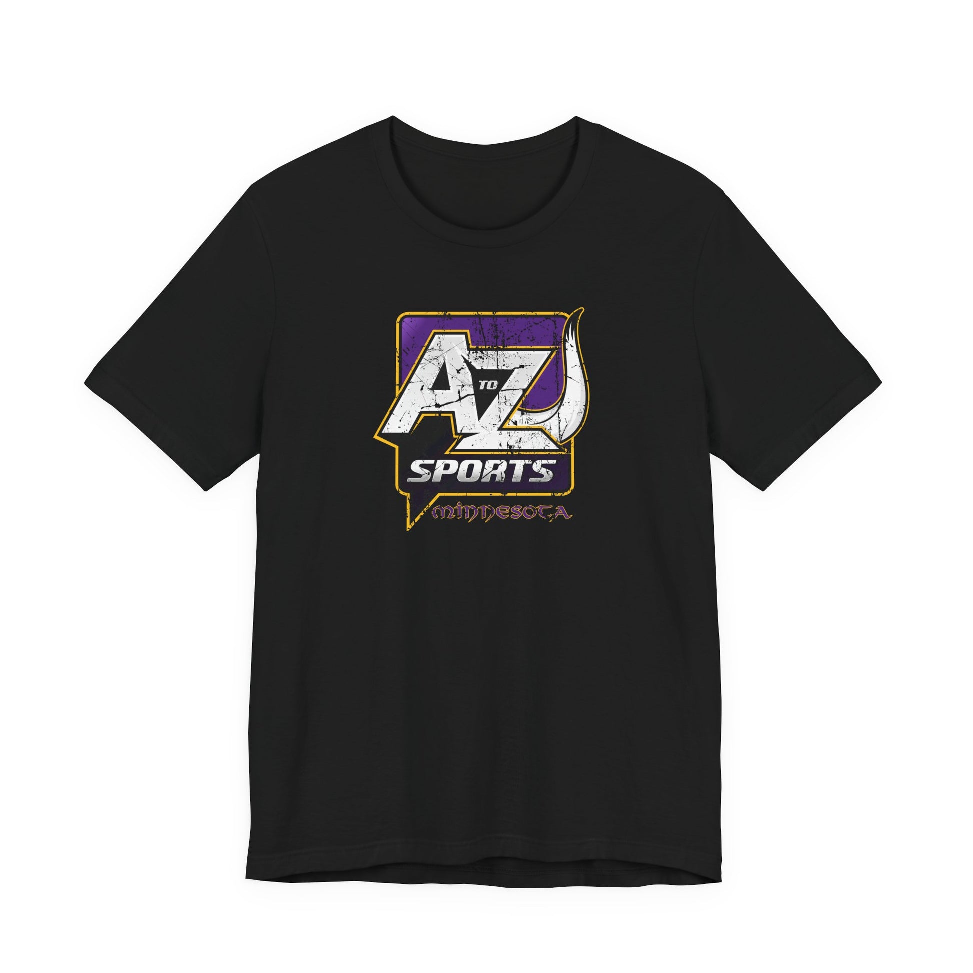 A to Z Sports Vikings Distressed T-Shirt