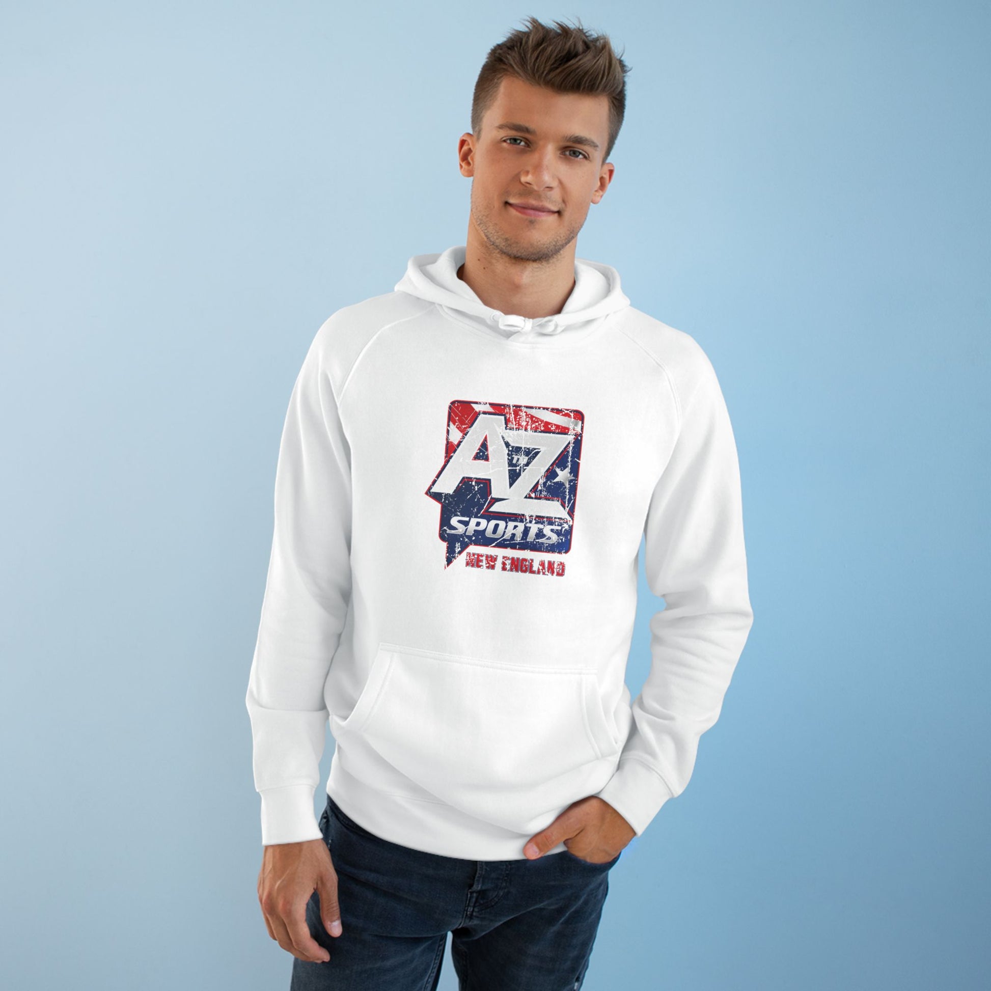 A to Z Sports Patriots Distressed Hoodie