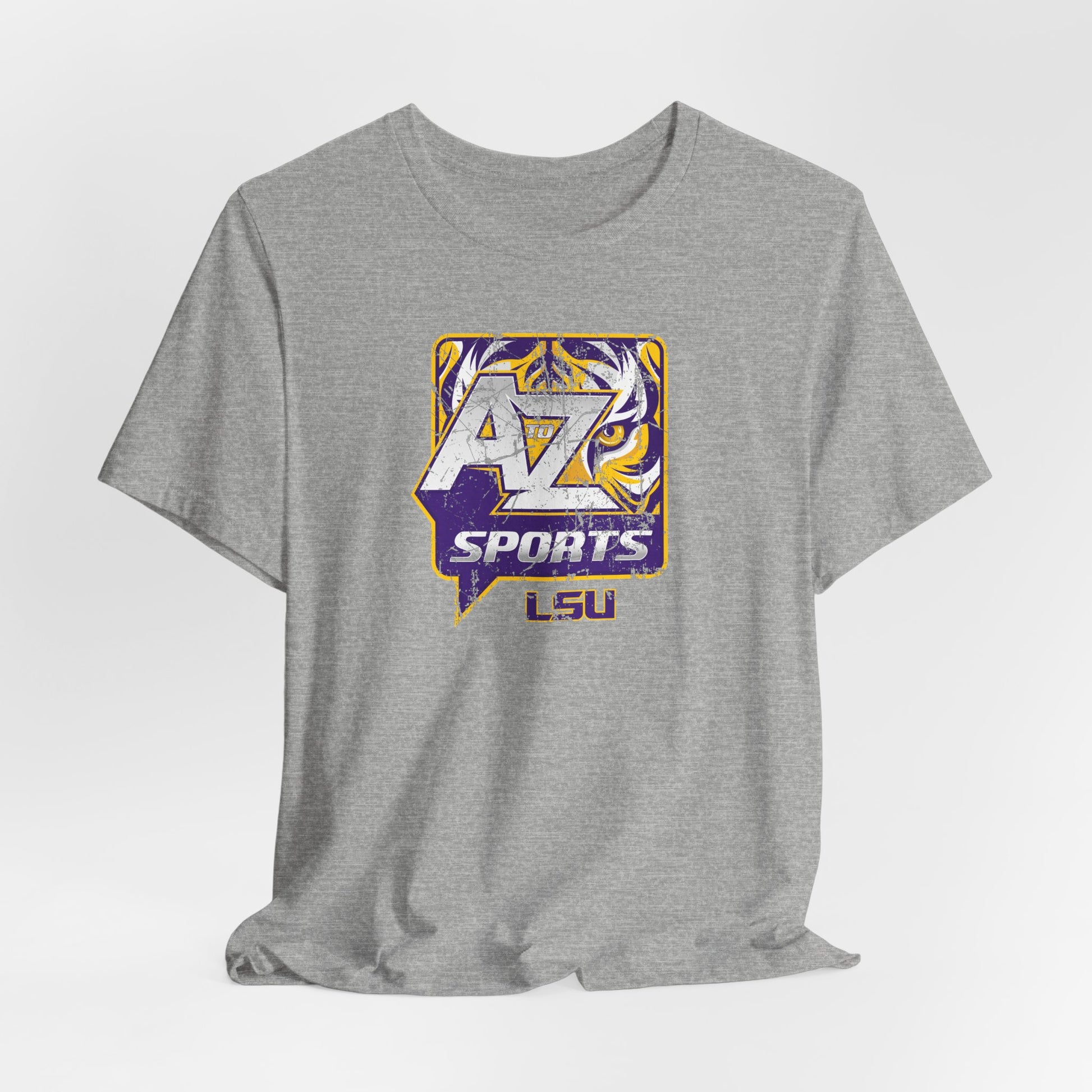 A to Z Sports LSU Distressed T-Shirt