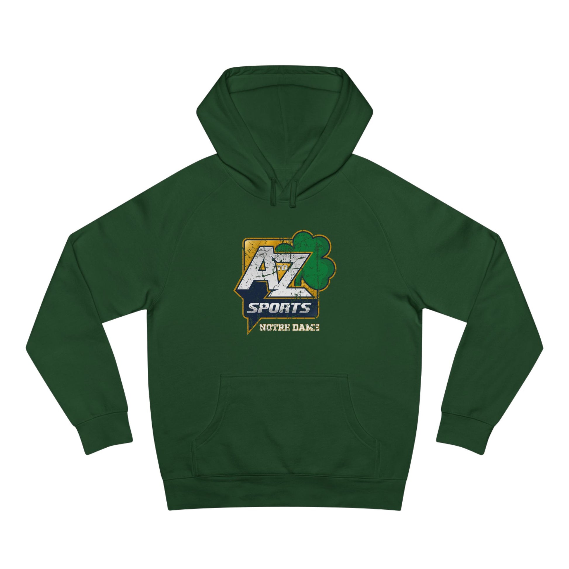 A to Z Sports Notre Dame Distressed Hoodie