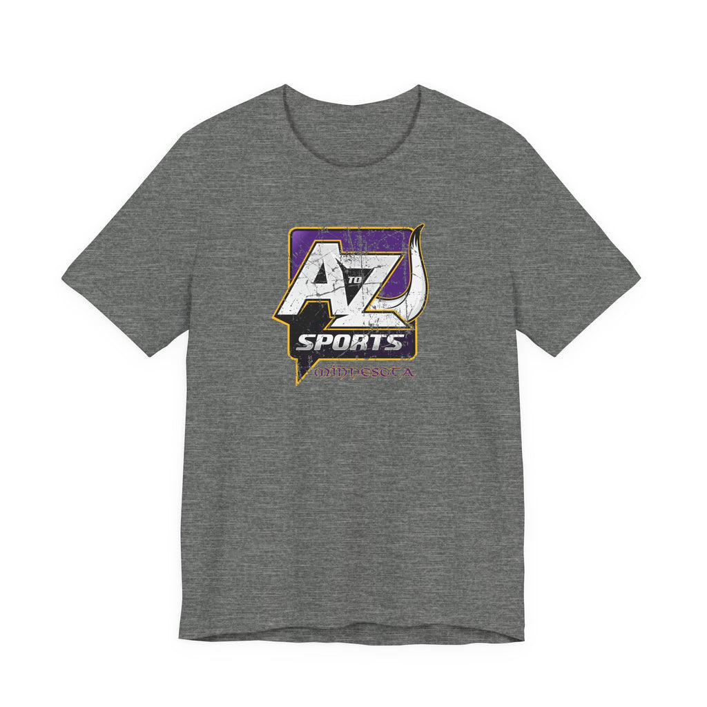A to Z Sports Vikings Distressed T-Shirt