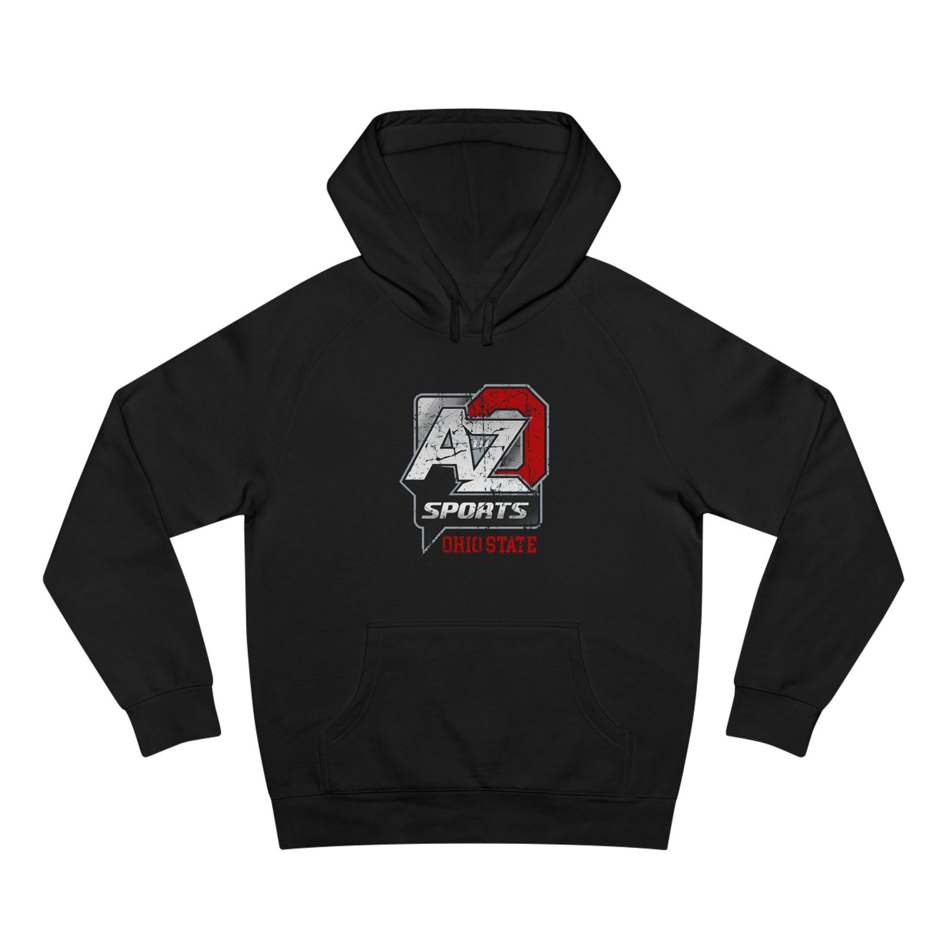 A to Z Sports Ohio State Distressed Hoodie
