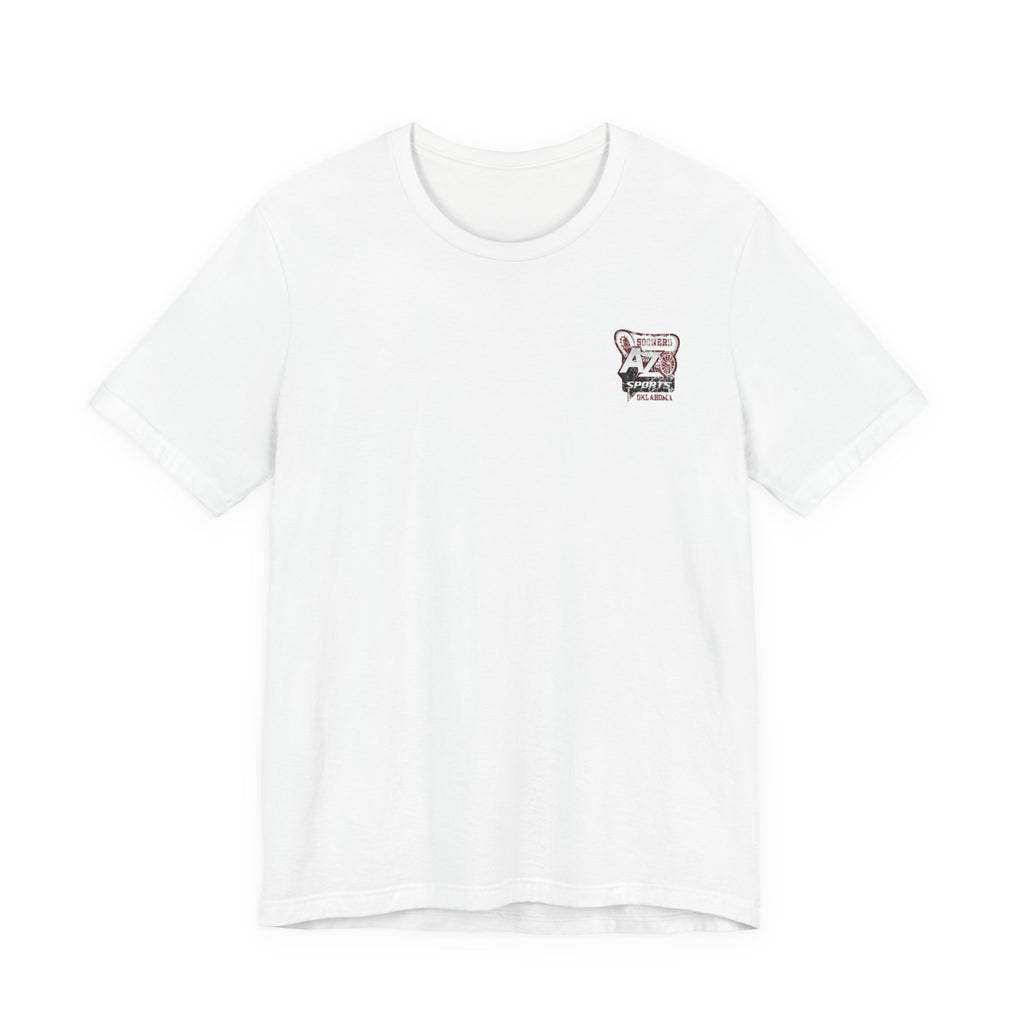 A to Z Sports Oklahoma Distressed Pocket T-Shirt