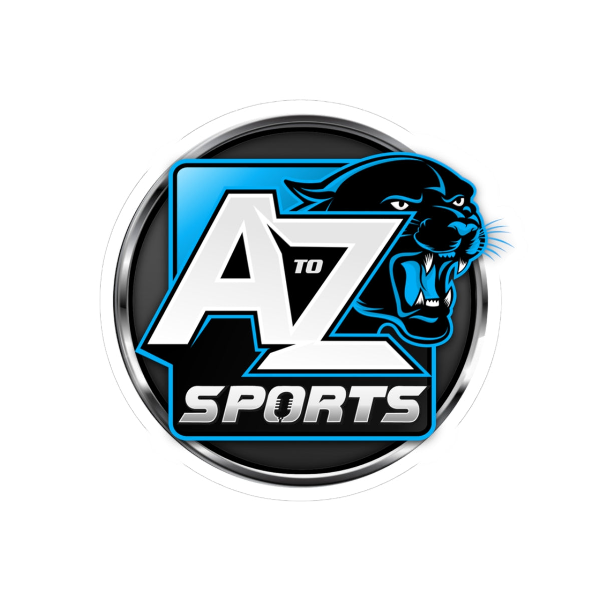 A to Z Sports Panthers Sticker