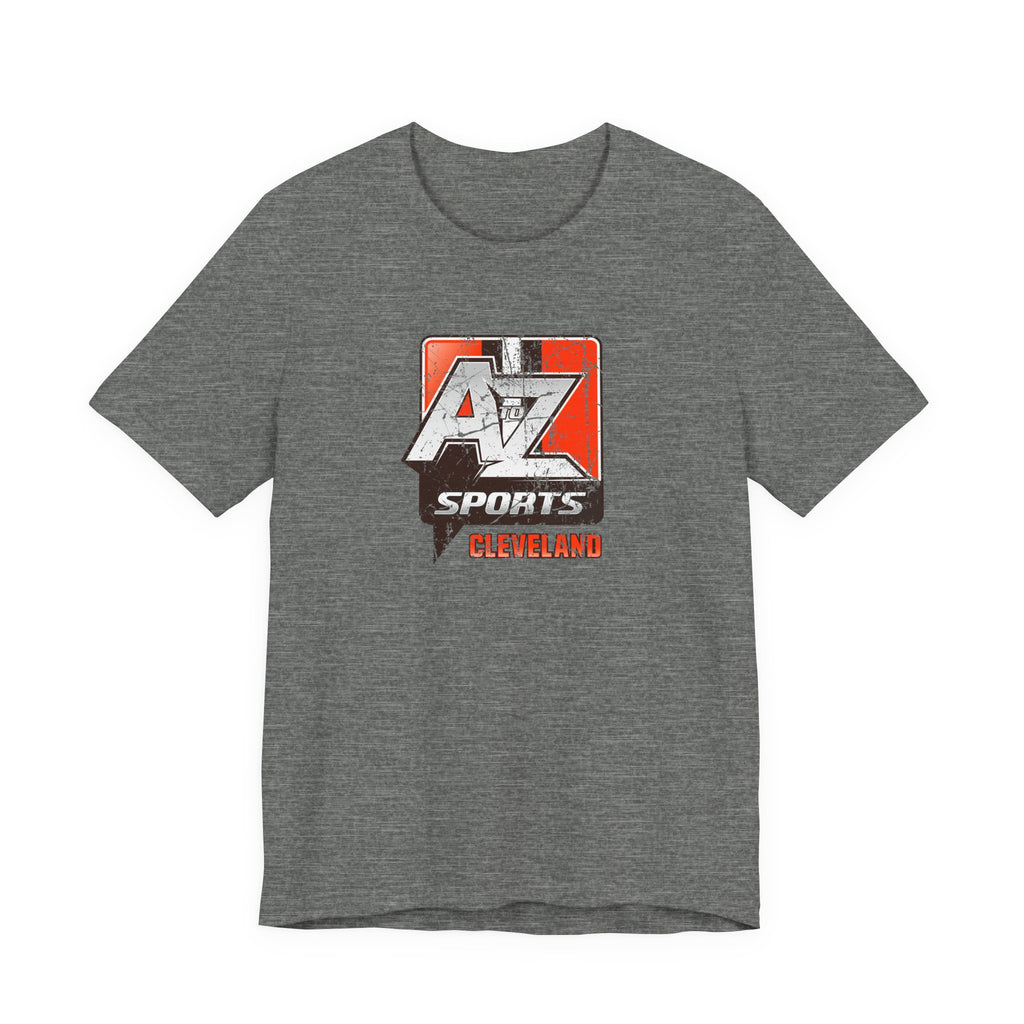 A to Z Sports Browns Distressed T-Shirt