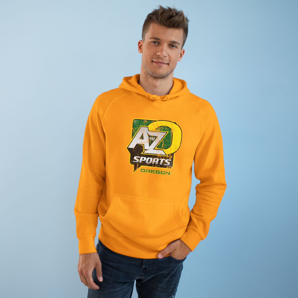 A to Z Sports Oregon Distressed Hoodie