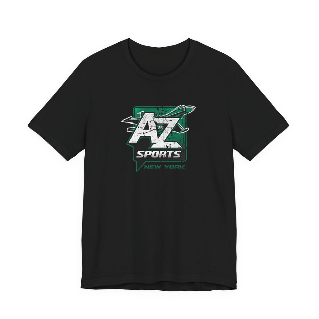 A to Z Sports Jets Distressed T-Shirt