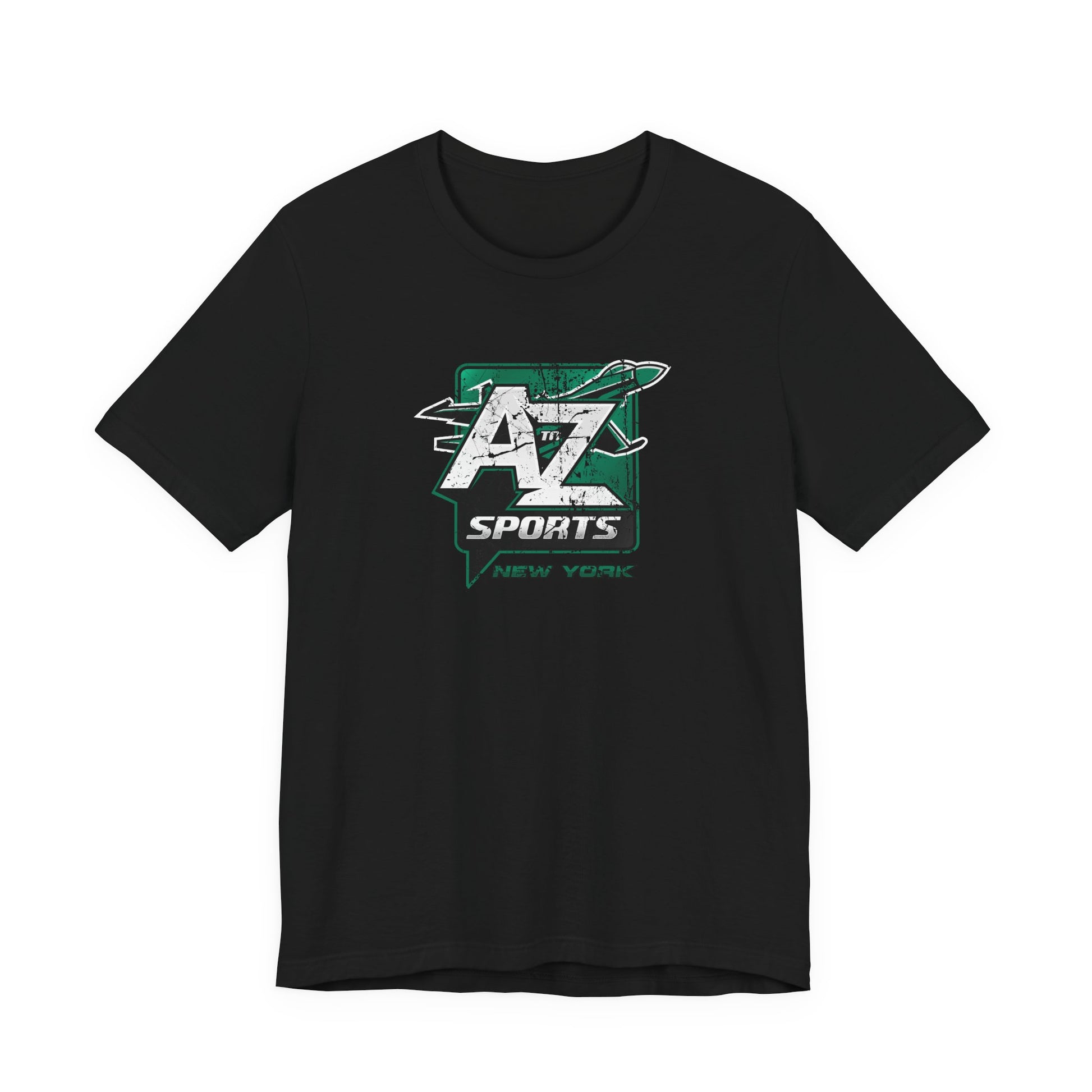 A to Z Sports Jets Distressed T-Shirt