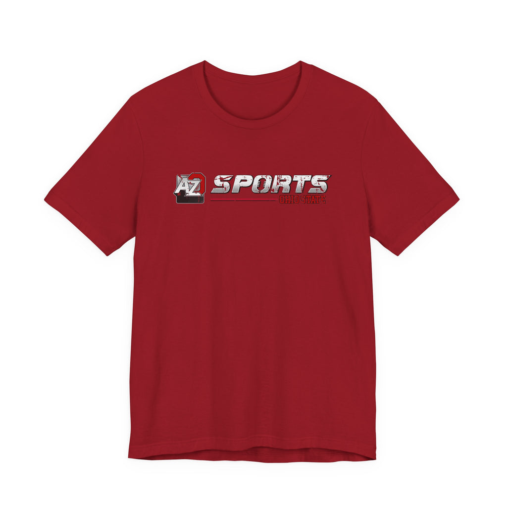 A to Z Sports Ohio State Distressed Horizontal T-Shirt