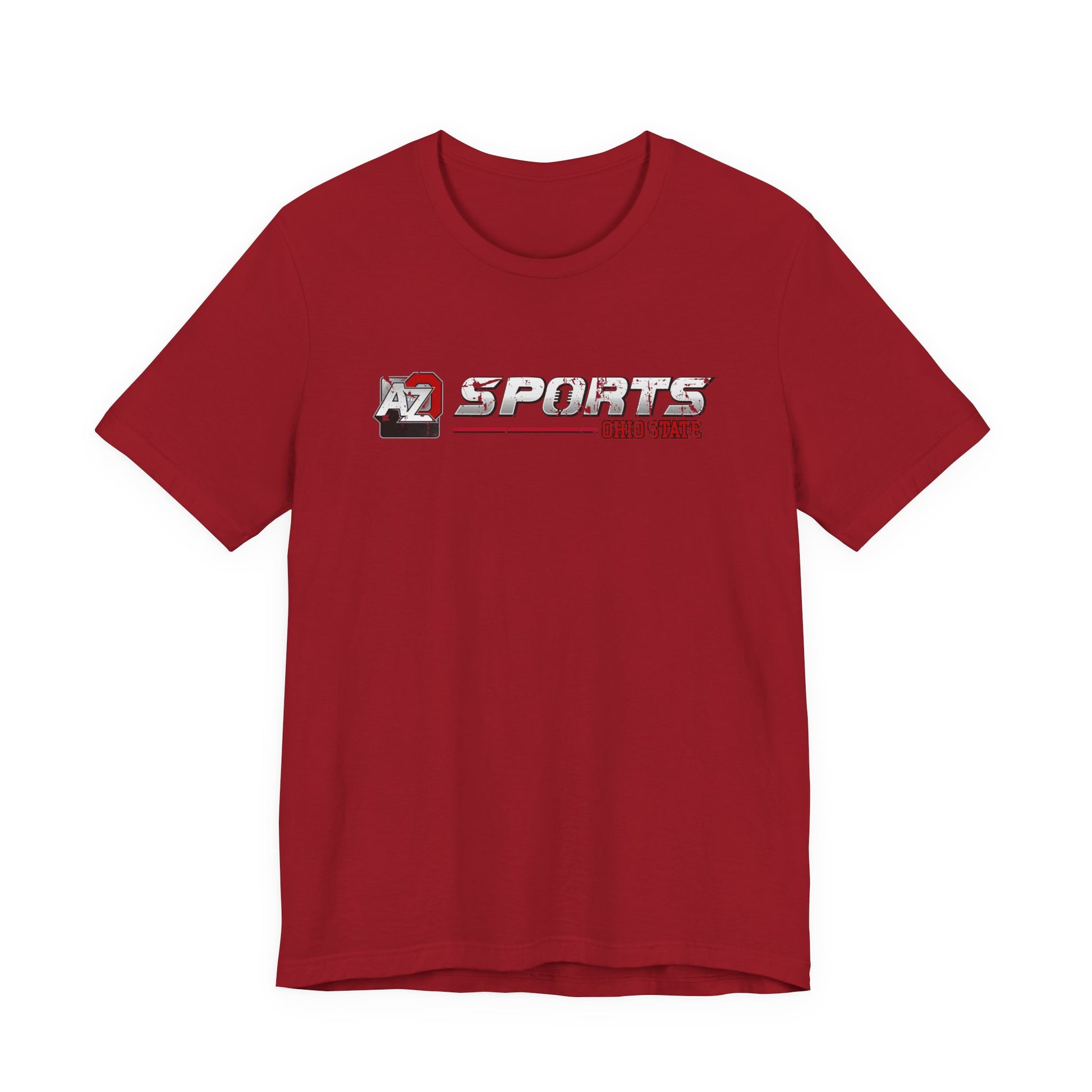 A to Z Sports Ohio State Distressed Horizontal T-Shirt
