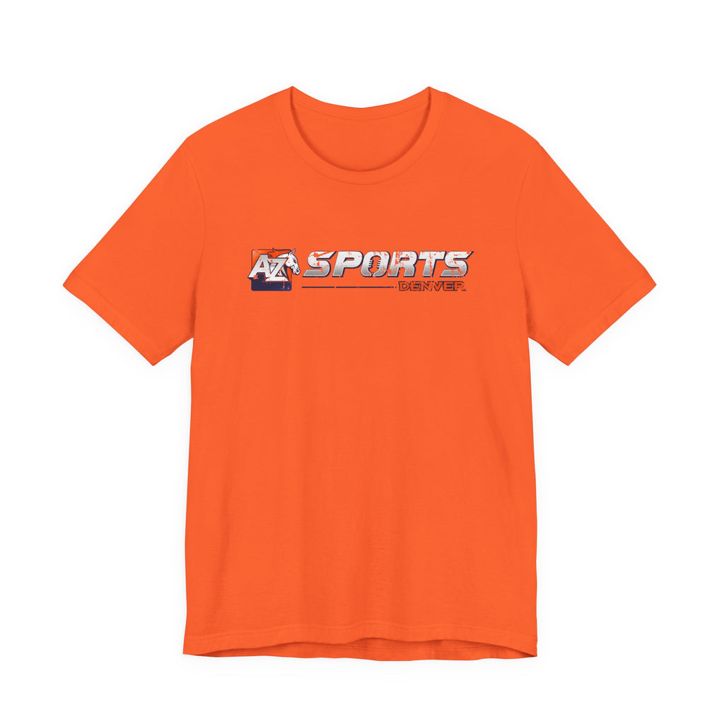 A to Z Sports Broncos Distressed Horizontal T-Shirt