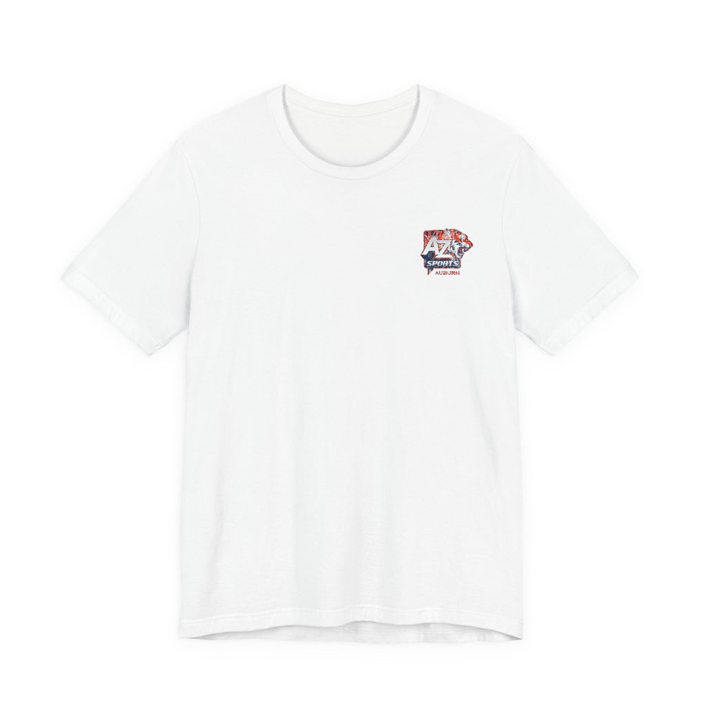 A to Z Sports Auburn Distressed Pocket T-Shirt