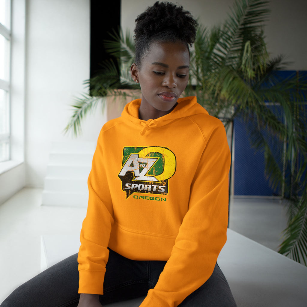 A to Z Sports Oregon Distressed Hoodie