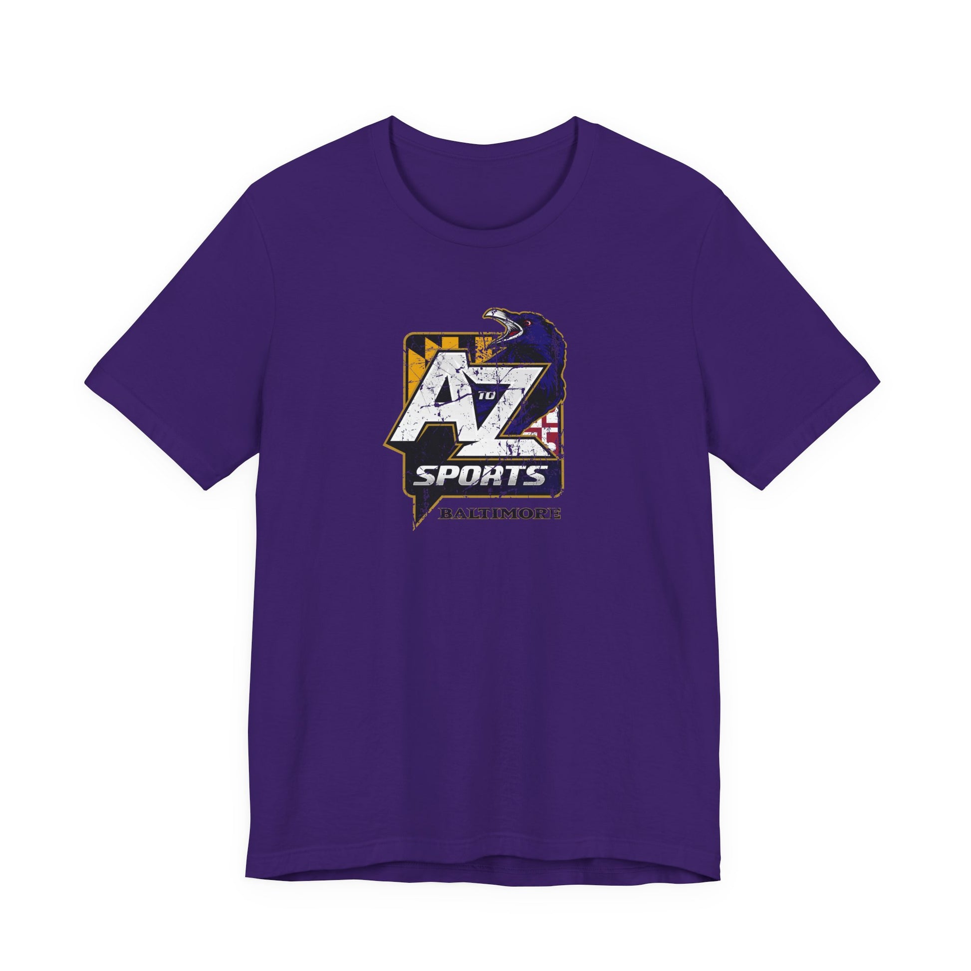 A to Z Sports Ravens Distressed T-Shirt