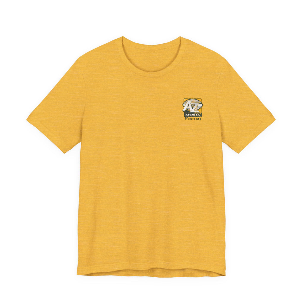 A to Z Sports Packers Distressed Pocket T-Shirt