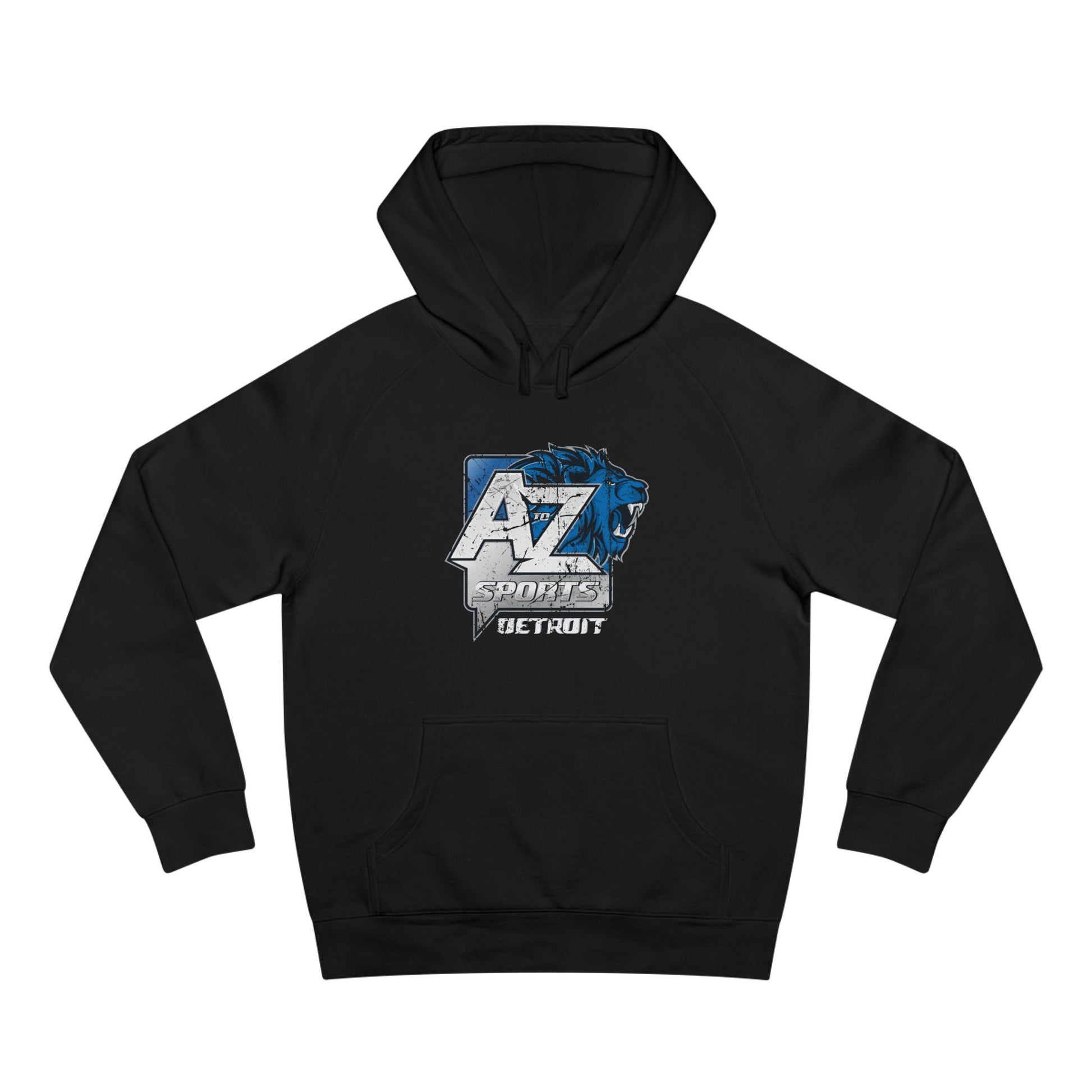 A to Z Sports Lions Distressed Hoodie