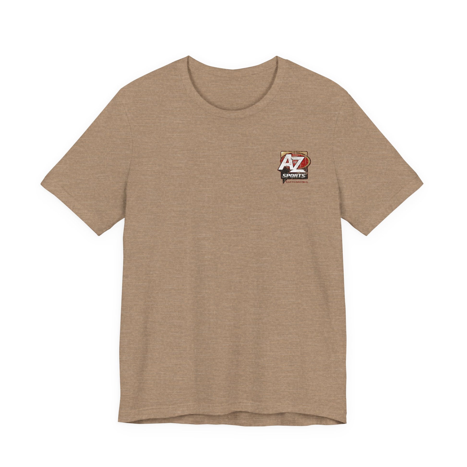 A to Z Sports 49ers Distressed Pocket T-Shirt
